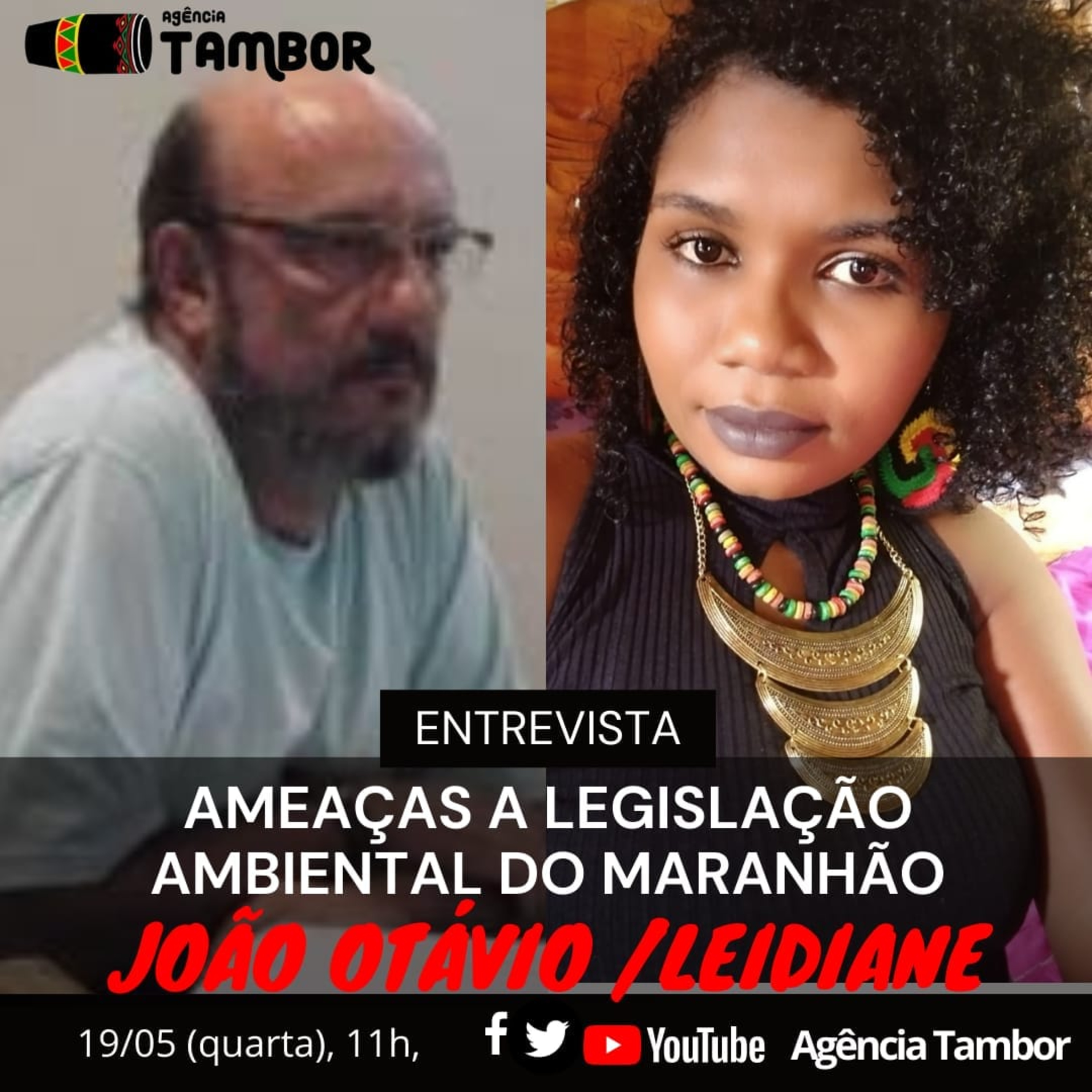 João Otávio Malheiros e Leidiane Quilombola falaram sobre as Tentativas de mudança na legislação ambiental do Maranhão. episode artwork