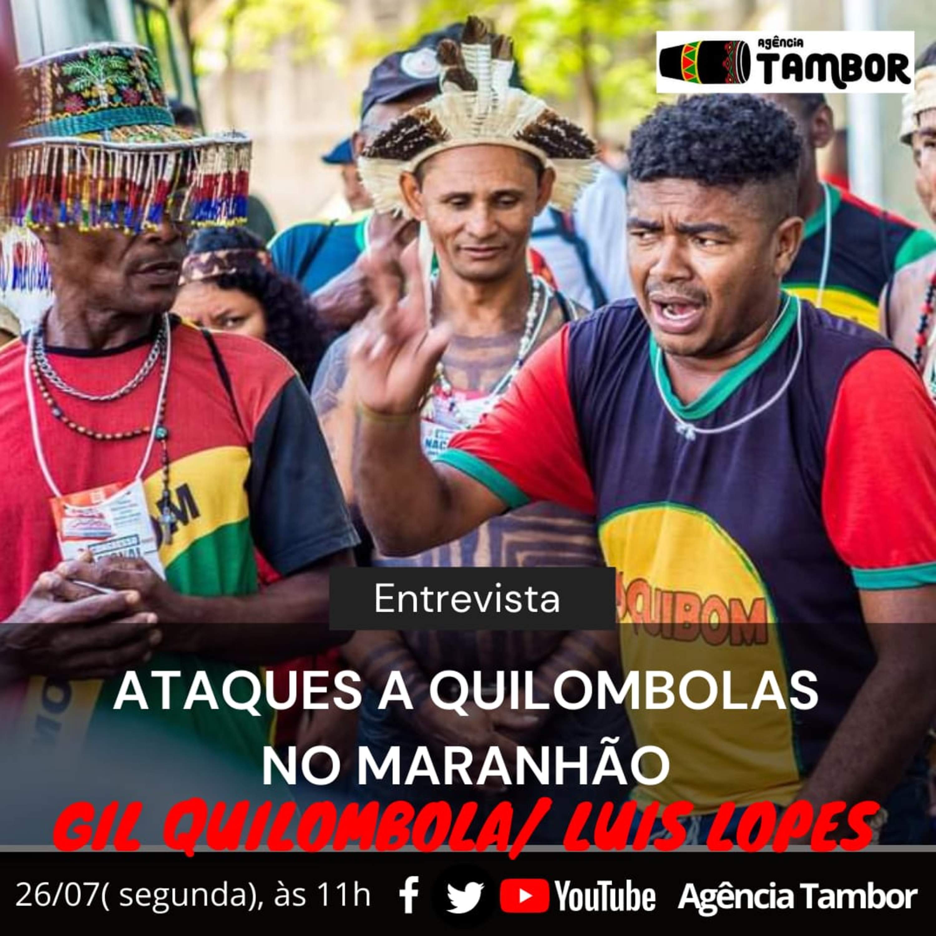 Um conflito no município de Pedro do Rosário, na Baixada Maranhense, onde quilombolas acusam um fazendeiro de grilagem de terras e de está agredindo,ameaçando e devastando o Quilombo Imbiral. episode artwork