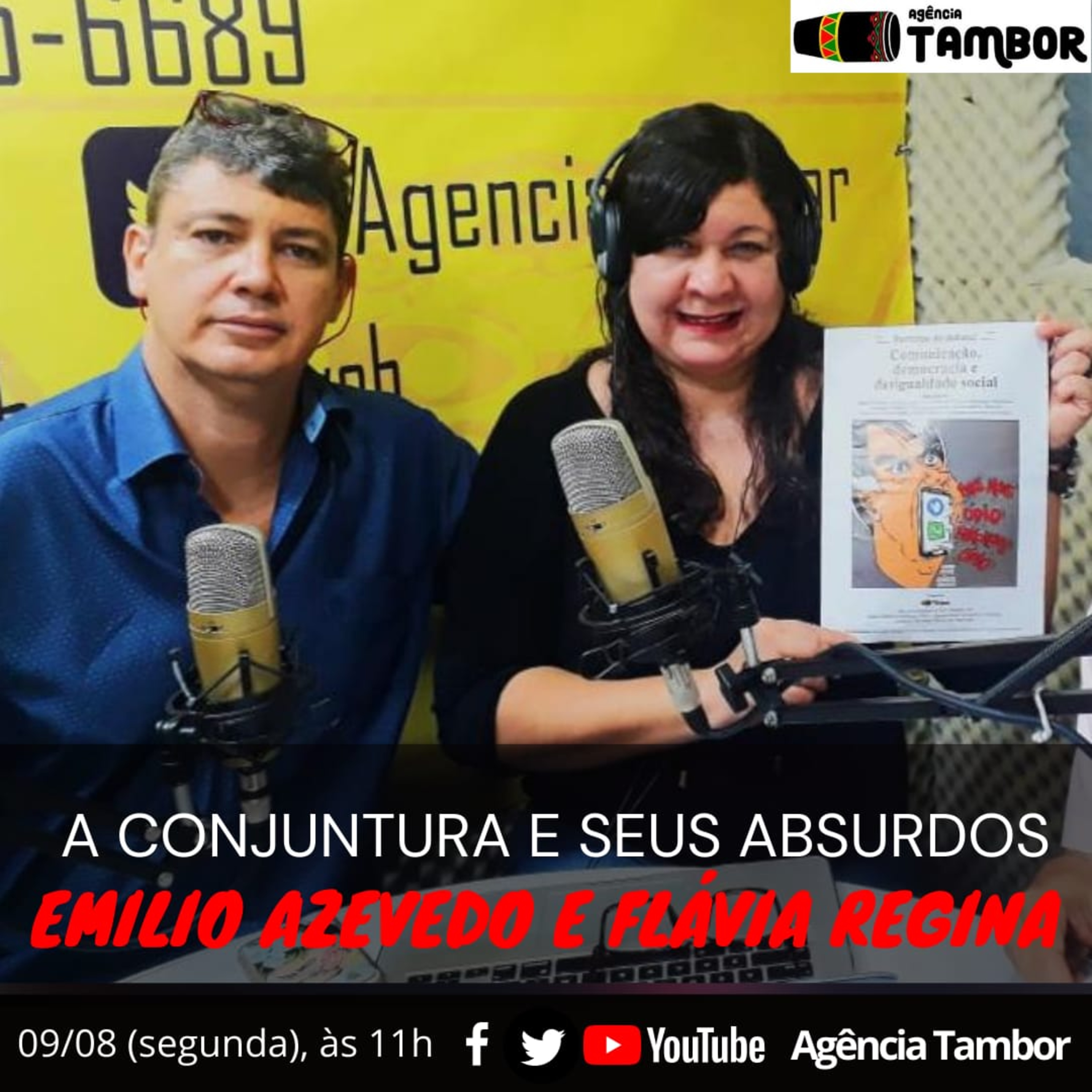 Os Jornalistas Emilio Azevedo e Flávia Regina debatem sobre os conflitos entre Jair Bolsonaro e as diferentes instituições do país, com reflexos nos quatro cantos do Brasil episode artwork