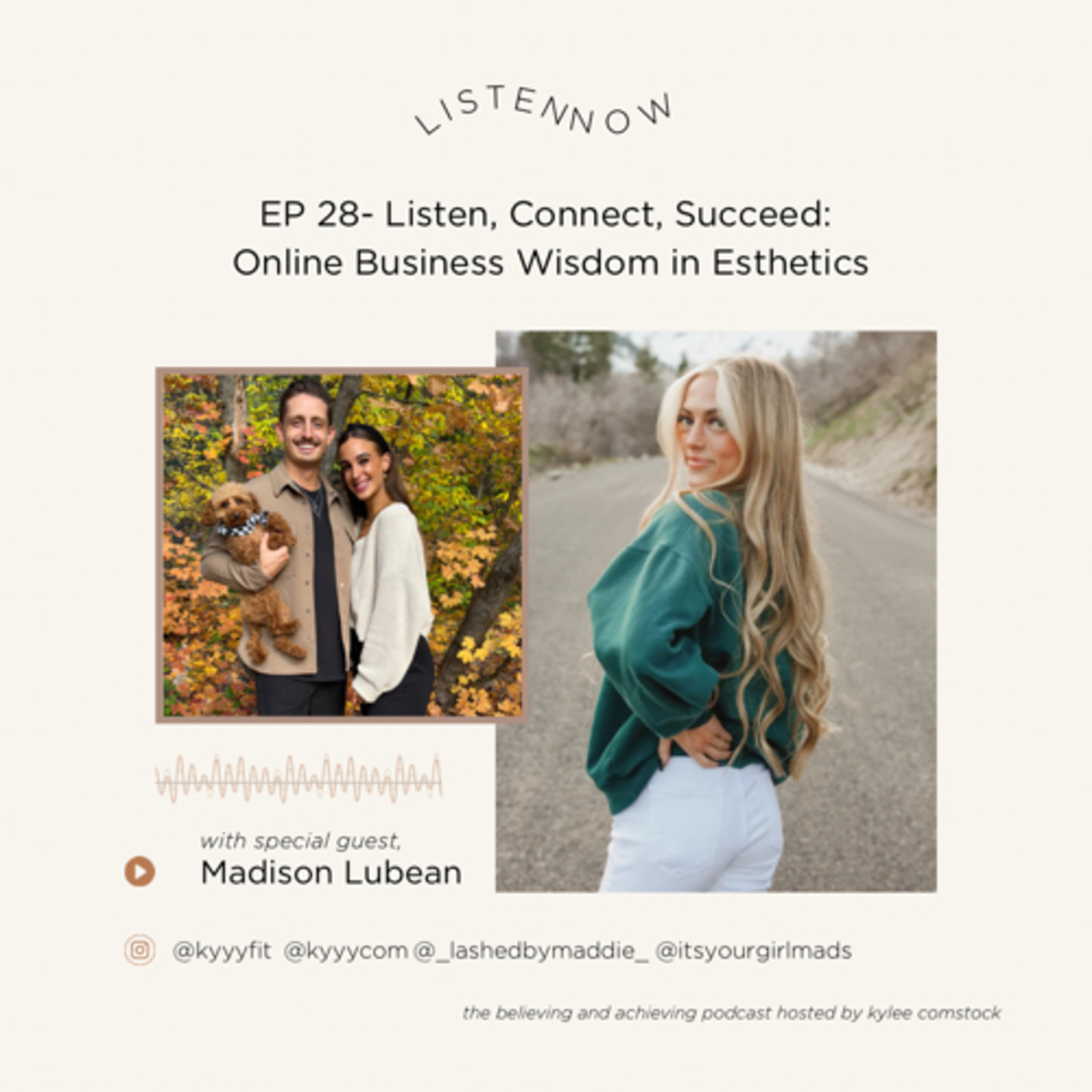 EP 28- Listen, Connect, Succeed: Online Business Wisdom in esthetics  episode artwork