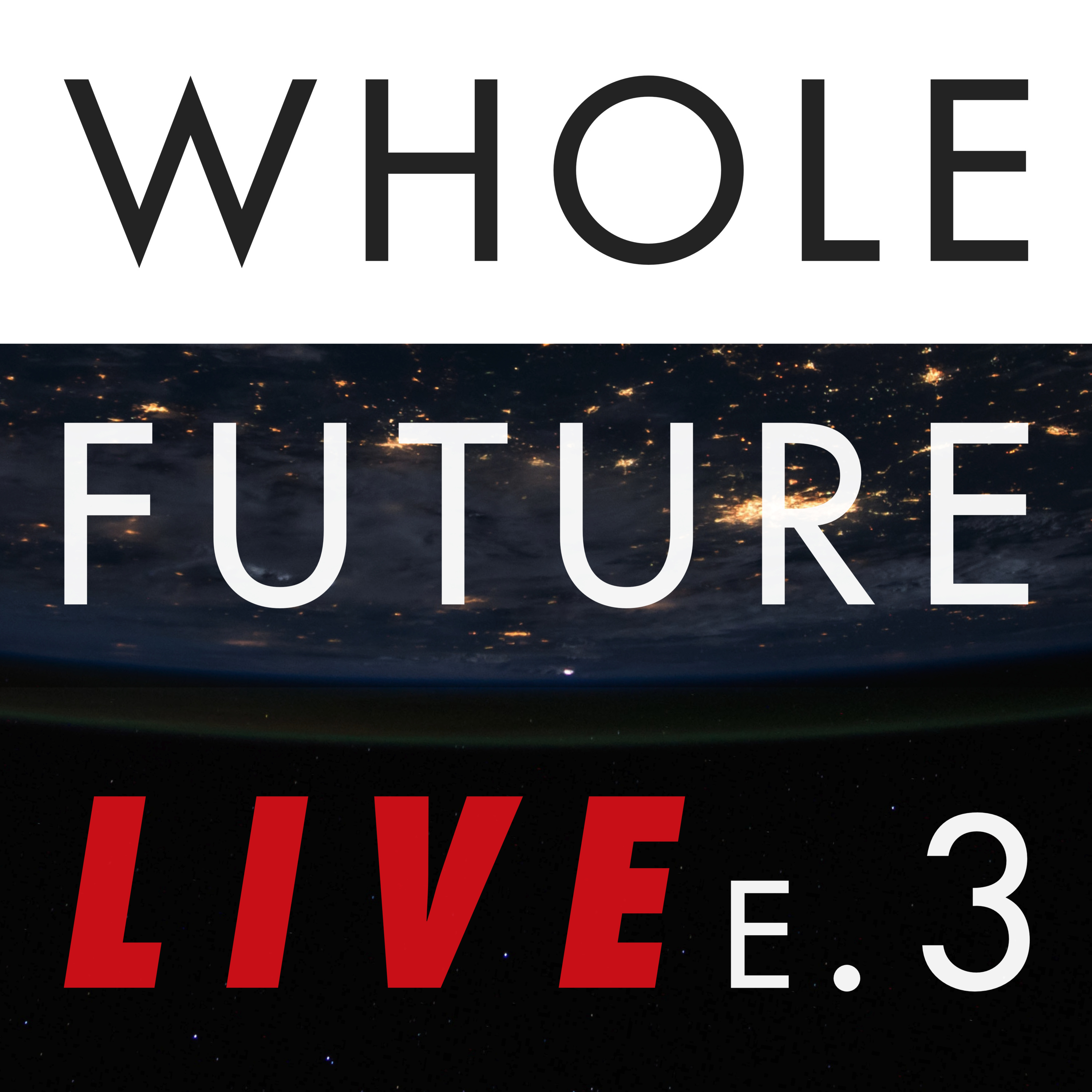 E.3 LIVE episode artwork