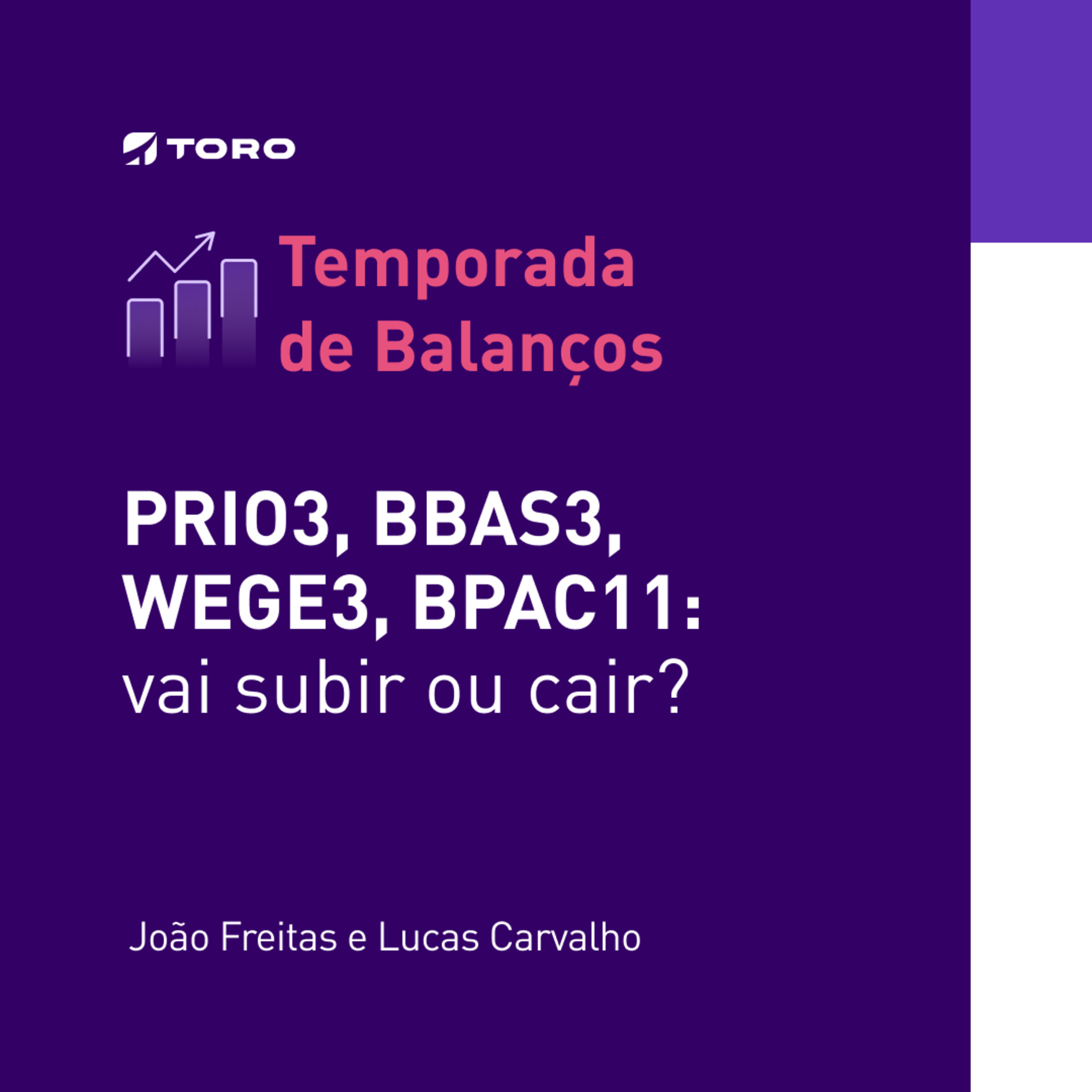 #072 | PRIO3, BBAS3, WEGE3, BPAC11: vai subir ou cair? Experts analisam resultados do 4T21 📊 episode artwork