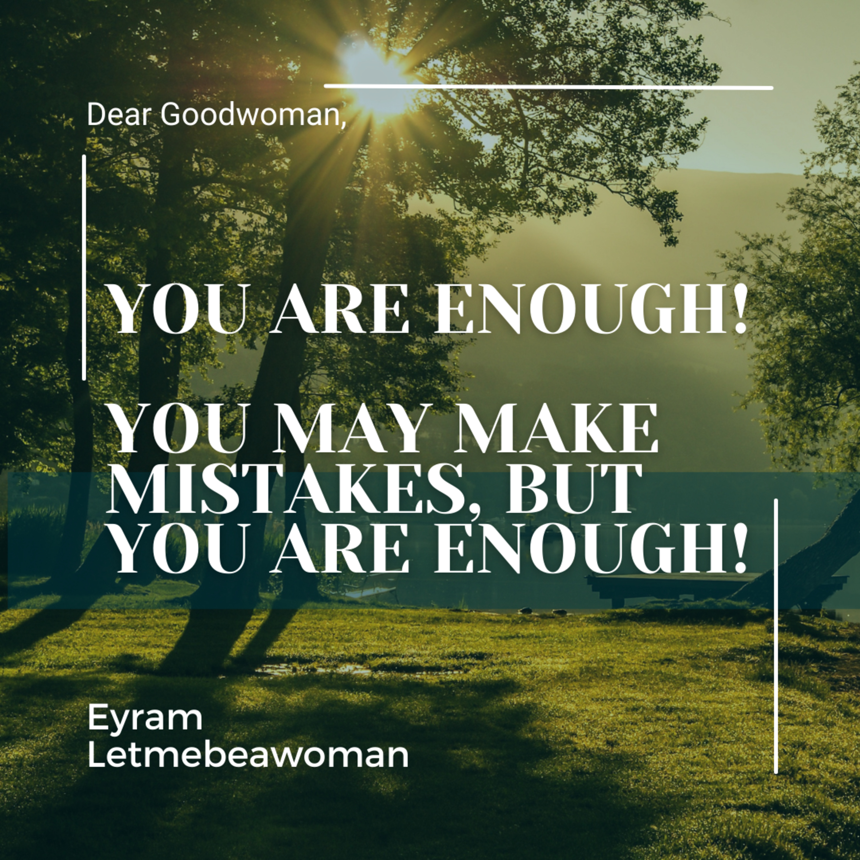 I AM ENOUGH  episode artwork