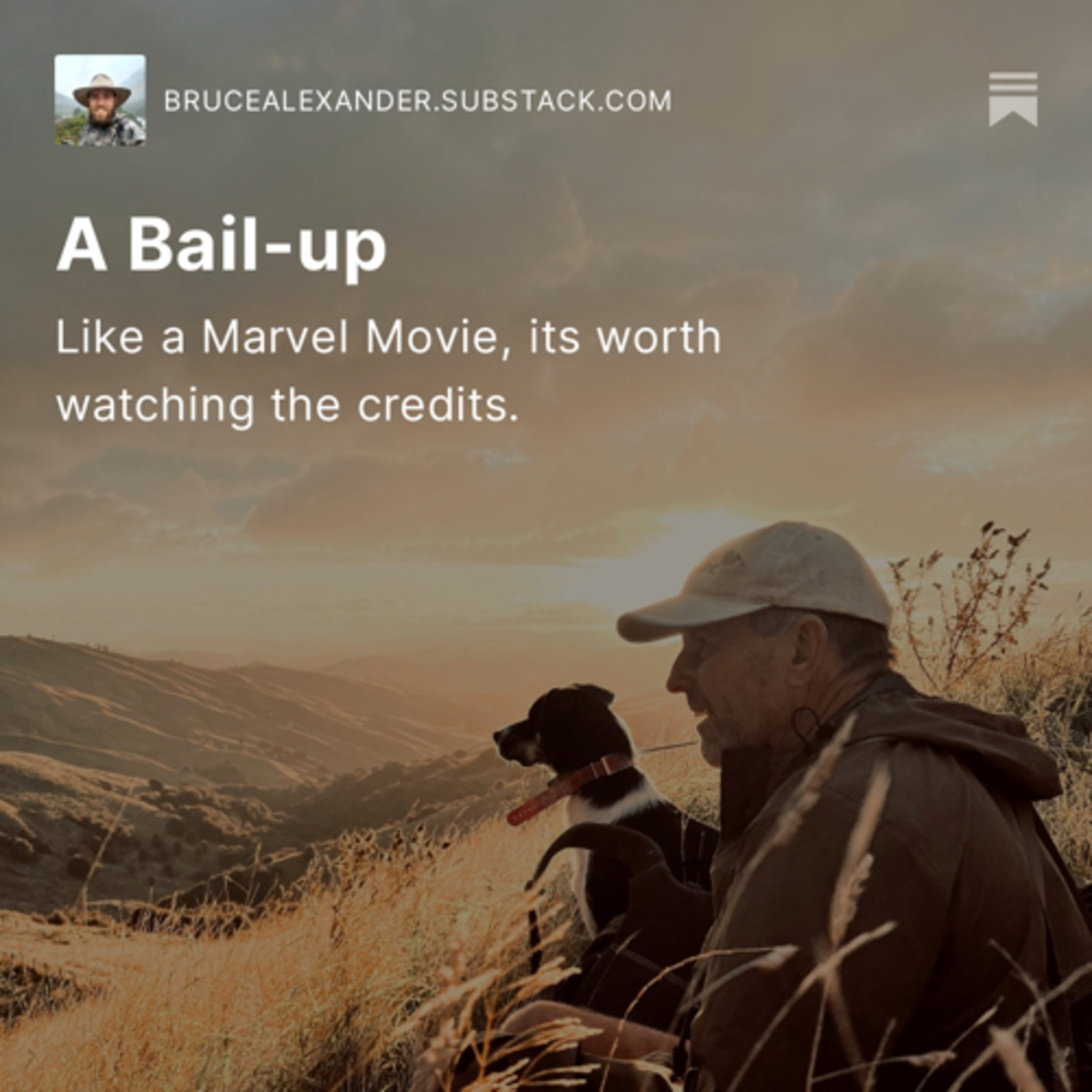 Bruce’s Yarns- A Bail-up