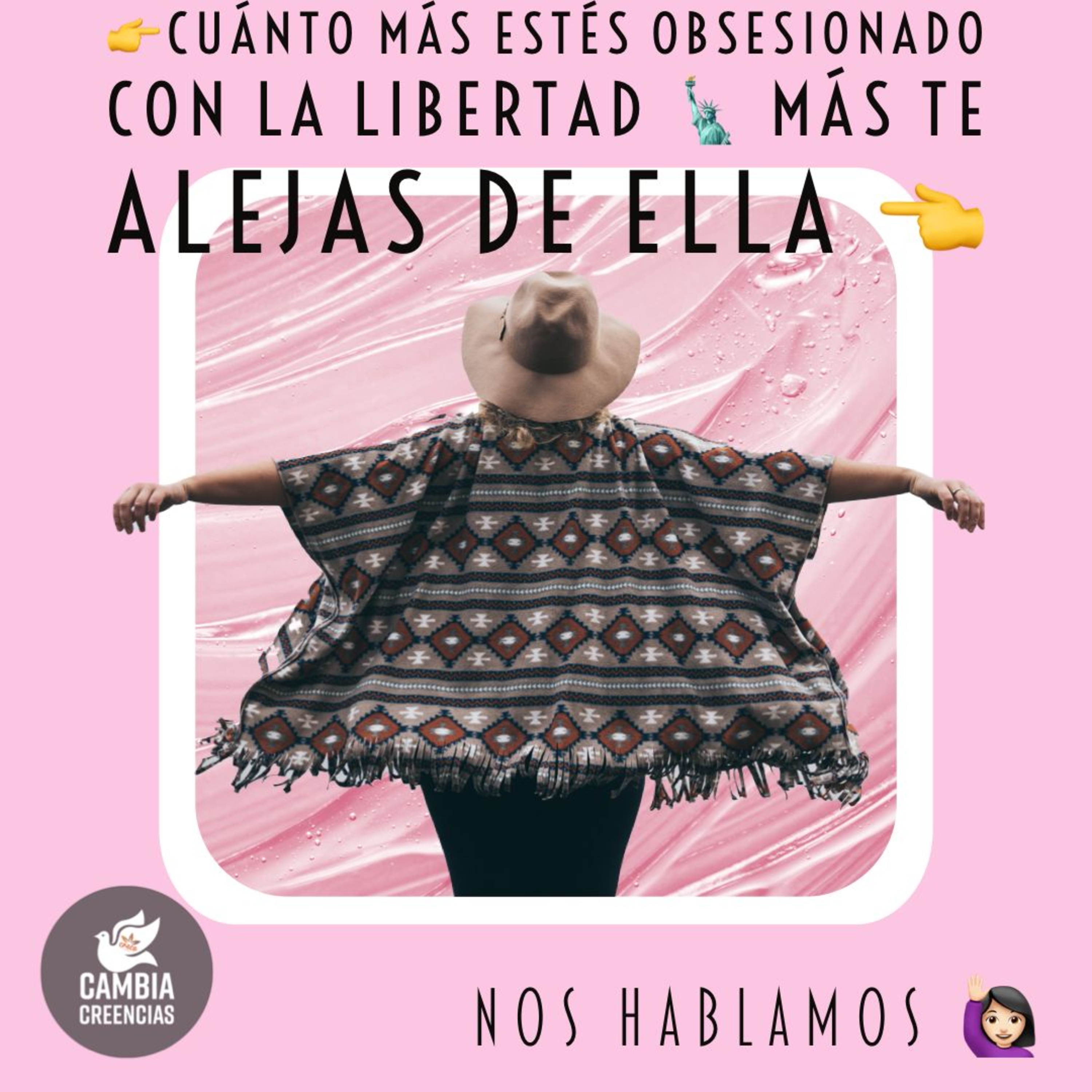 Obsesionado con la libertad 🗽 te alejas de ella ...