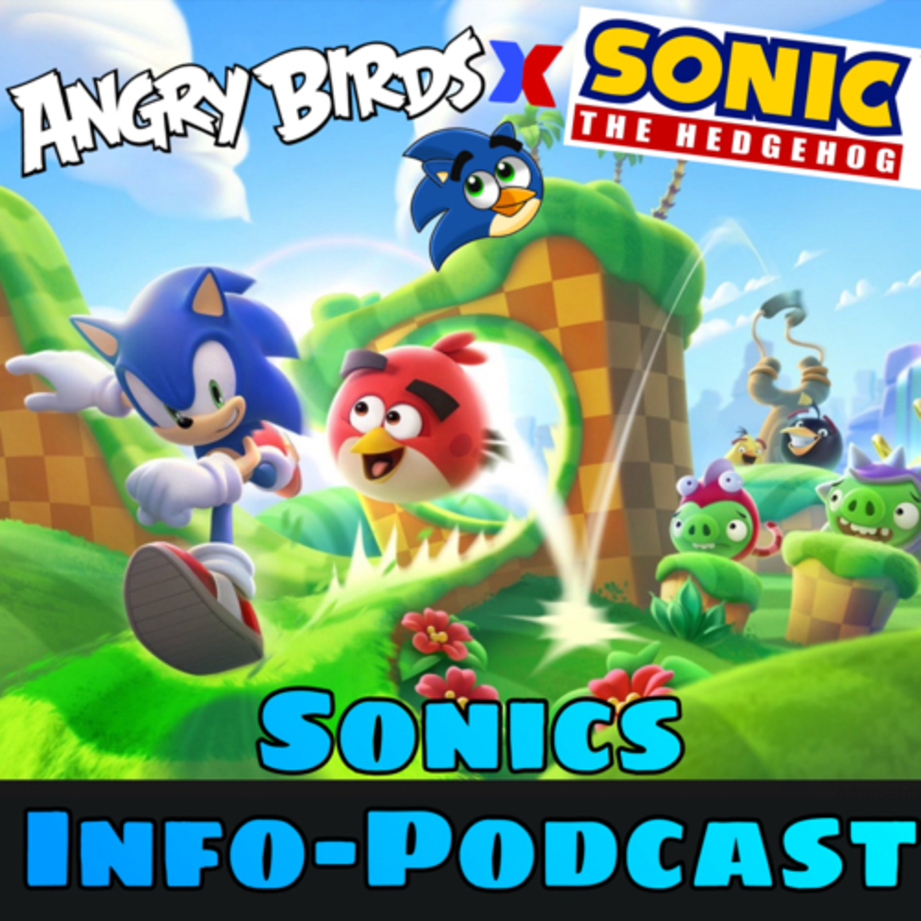 #168 Sonic Hedgehog trifft auf Angry the birds! episode artwork