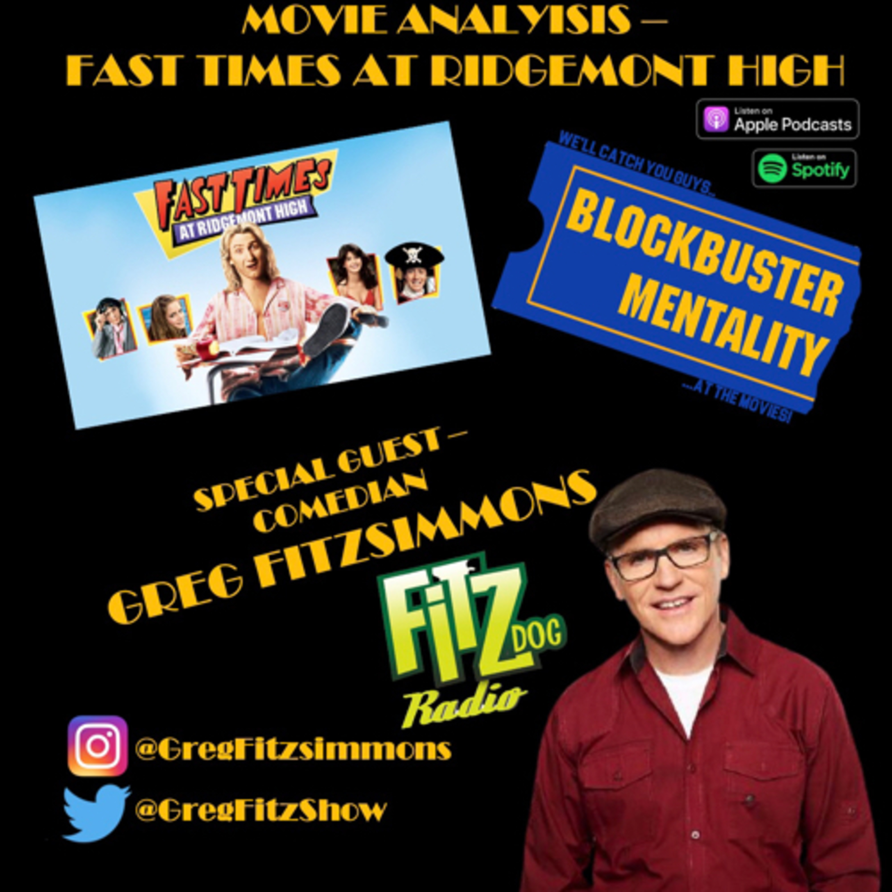 Greg Fitzsimmons on Fast Times at Ridgemont High