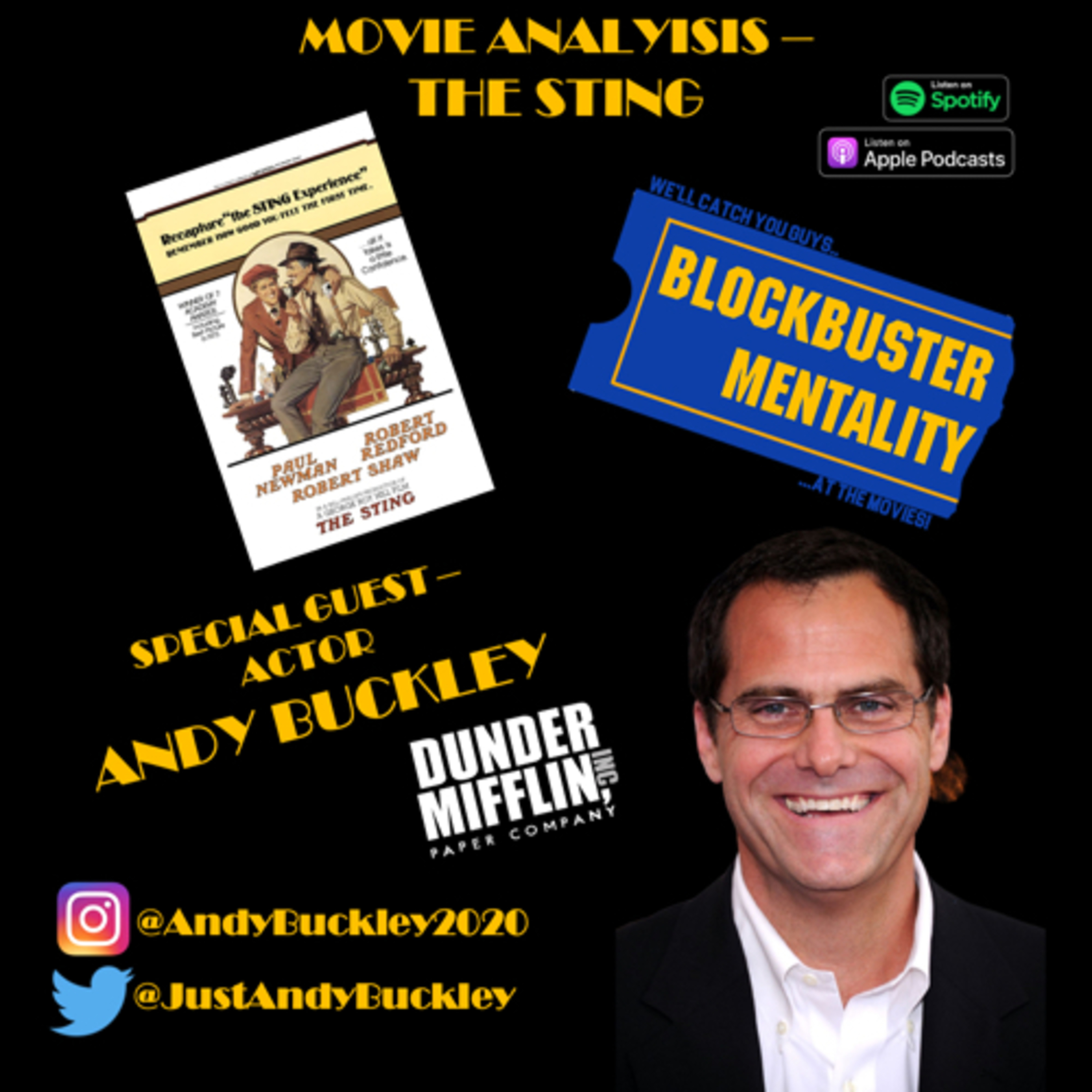 Movie Analysis w Andy Buckley - The Sting