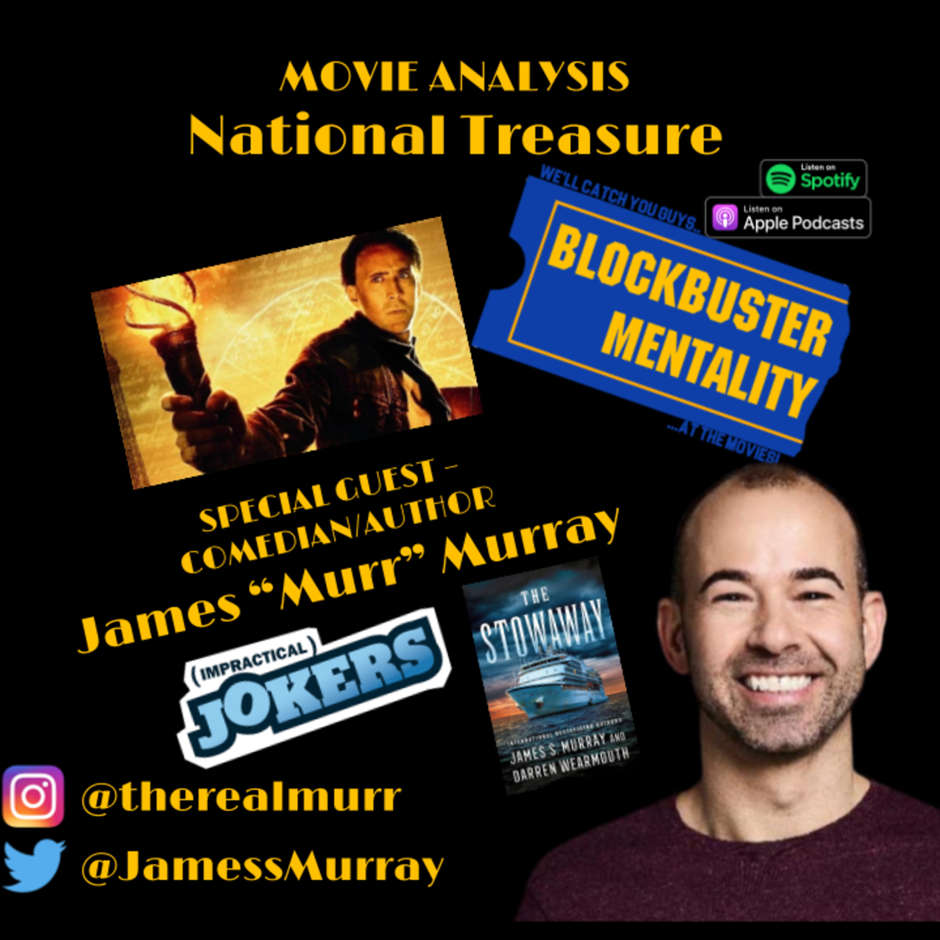 Murr from Impractical Jokers talks National Treasure