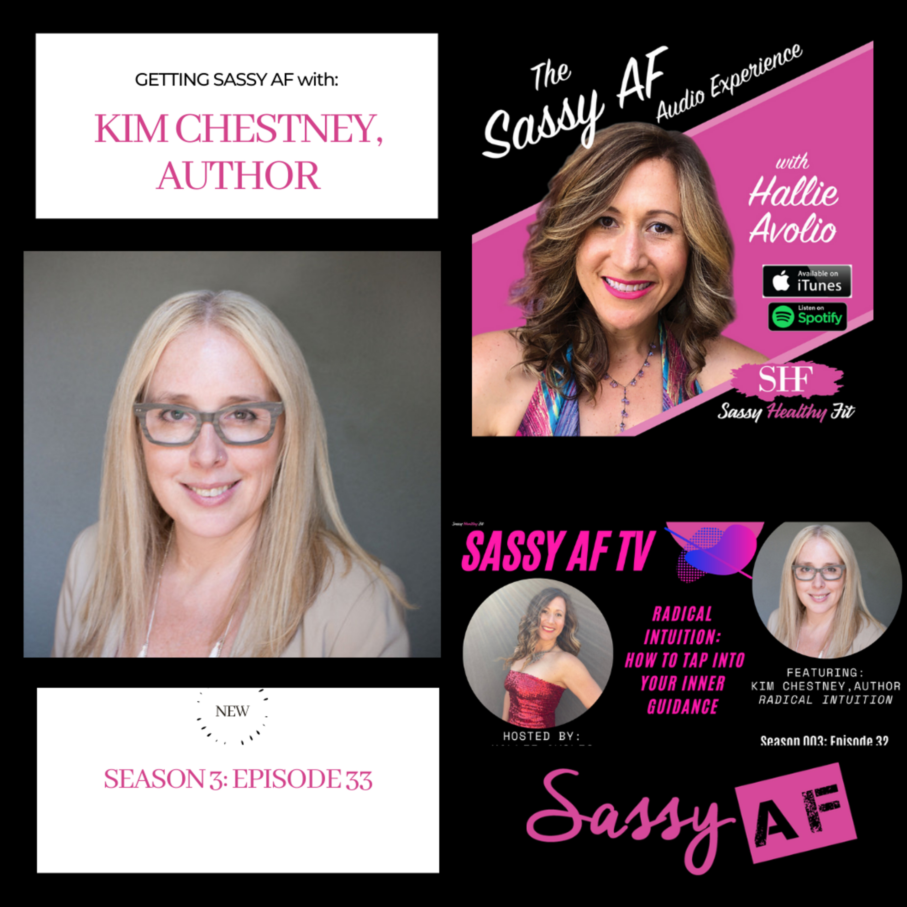The Sassy AF Audio Experience featuring Hallie Avolio: Self-Care, Self-Love and Sassy Fun!