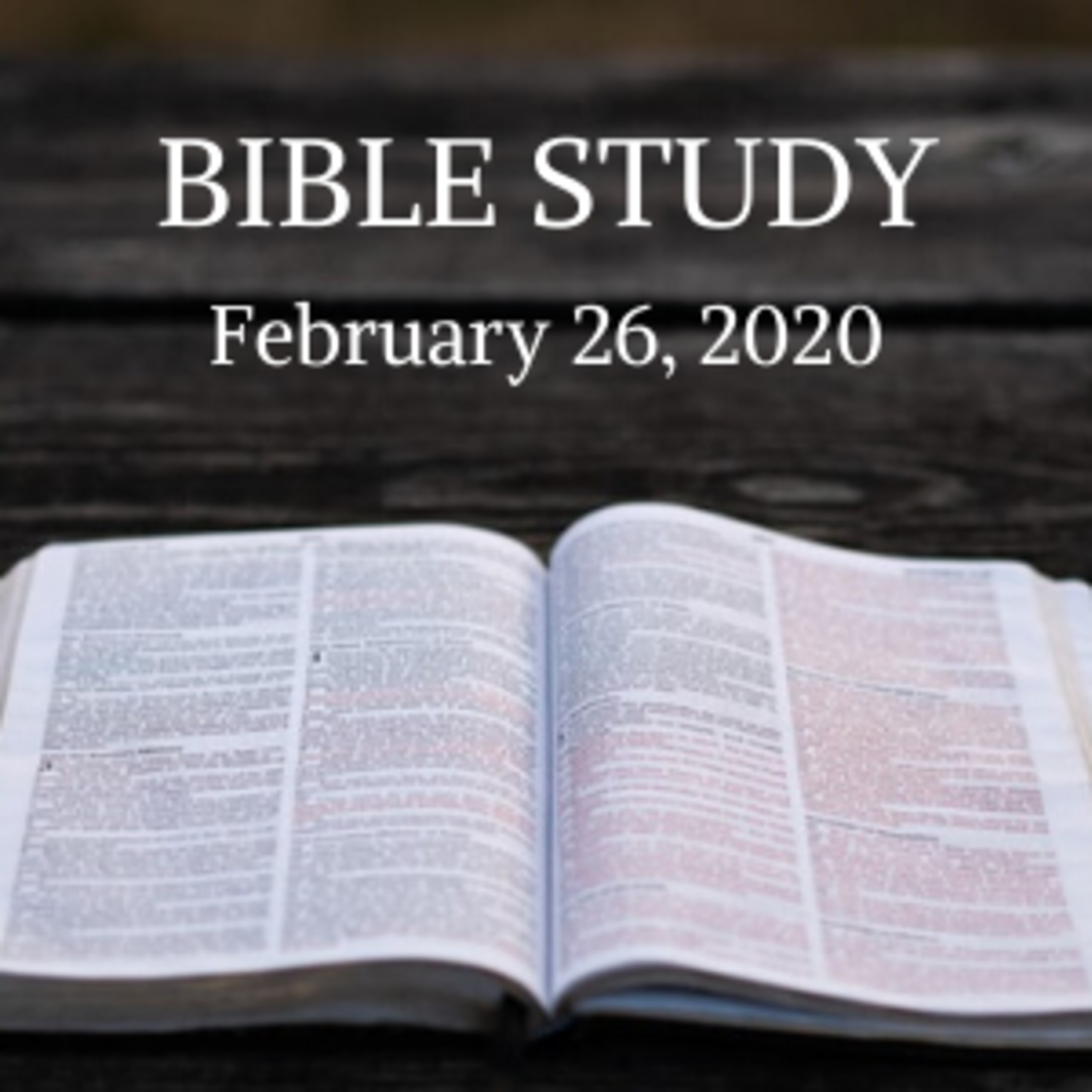 Bro. Joe Patterson - Wednesday Night Bible Study - 2/26/20