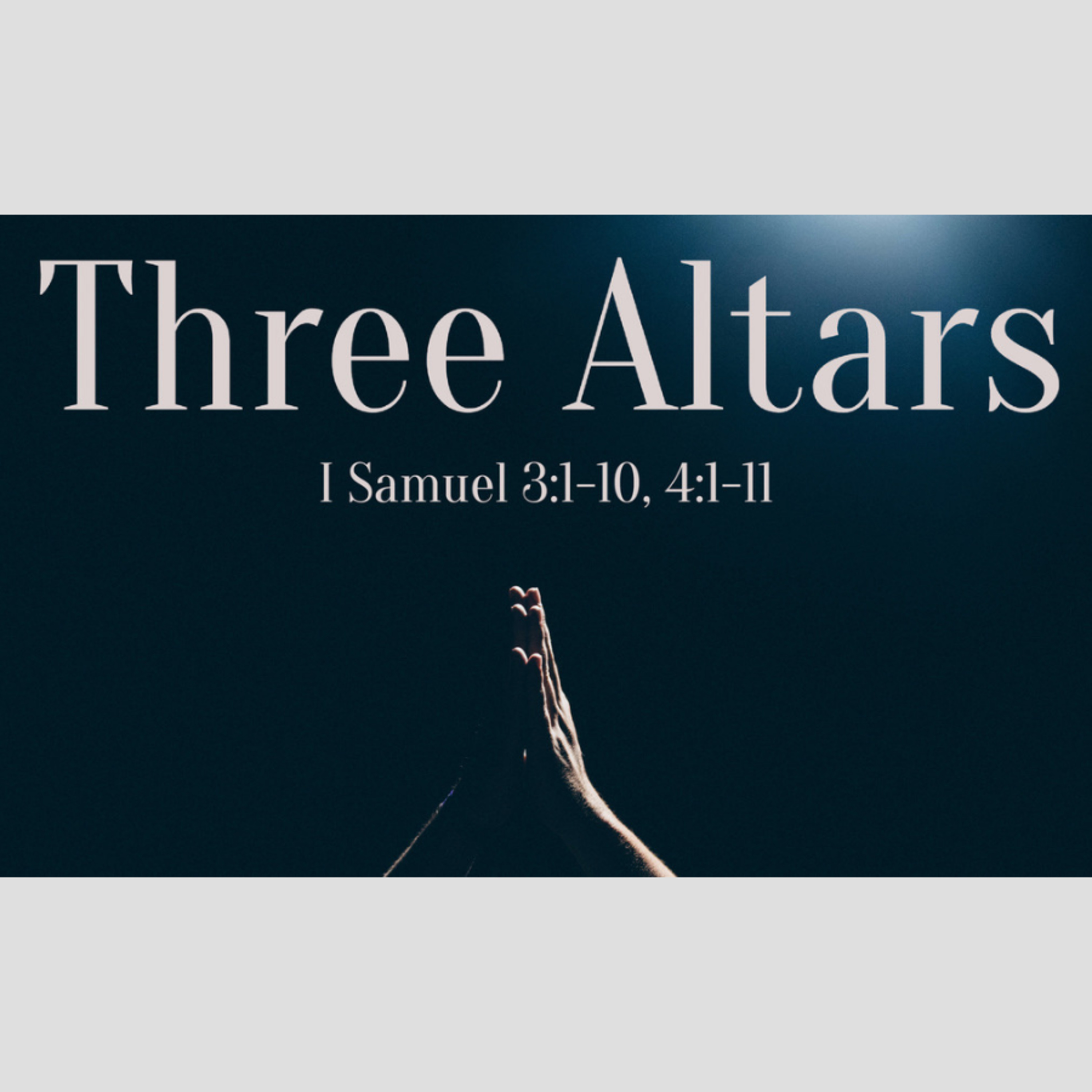 Bro. Justin Harrelson - Three Altars - 10/24/21