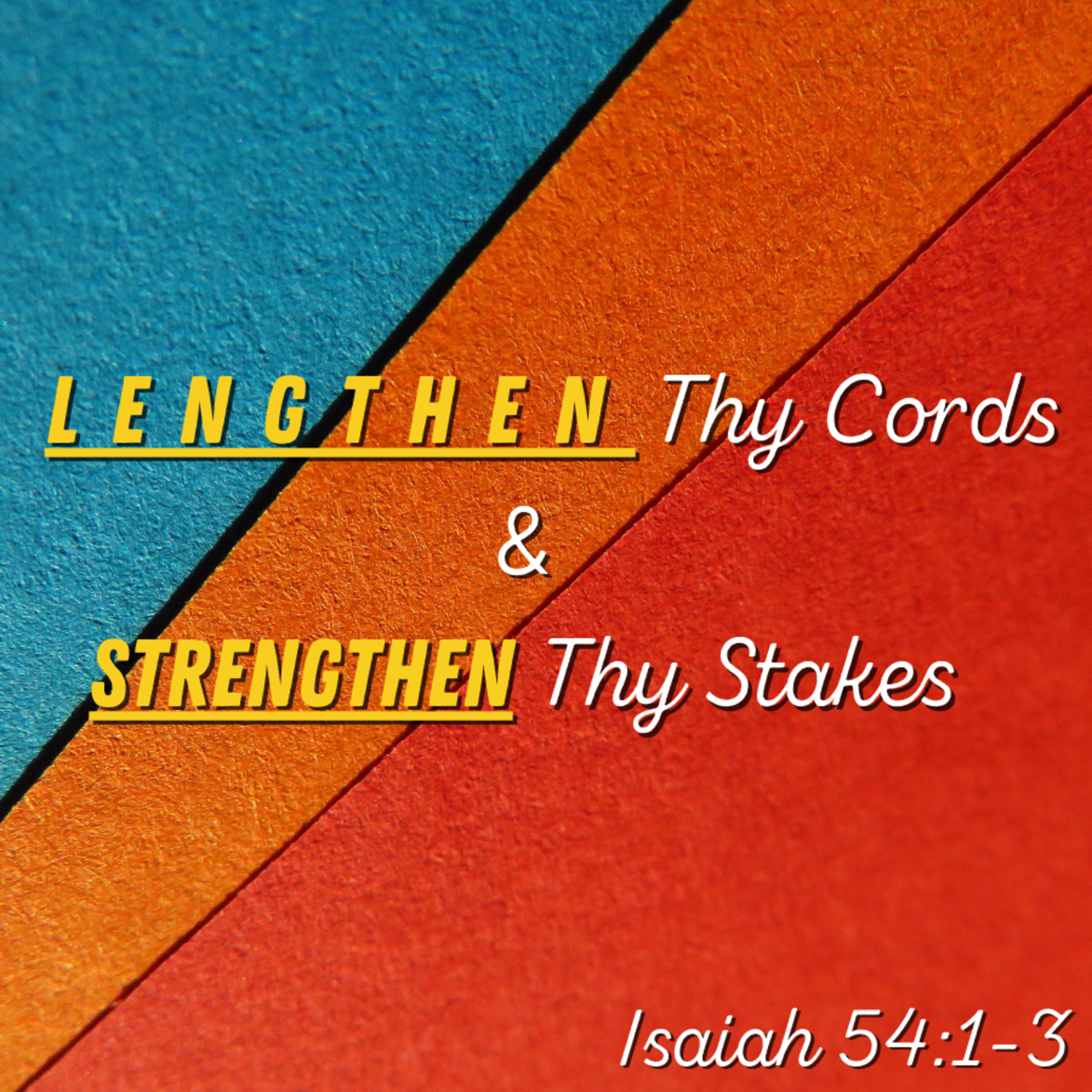 Bro. Joe Patterson - Lengthen Thy Cords & Strengthen Thy Stakes - 9/18/22