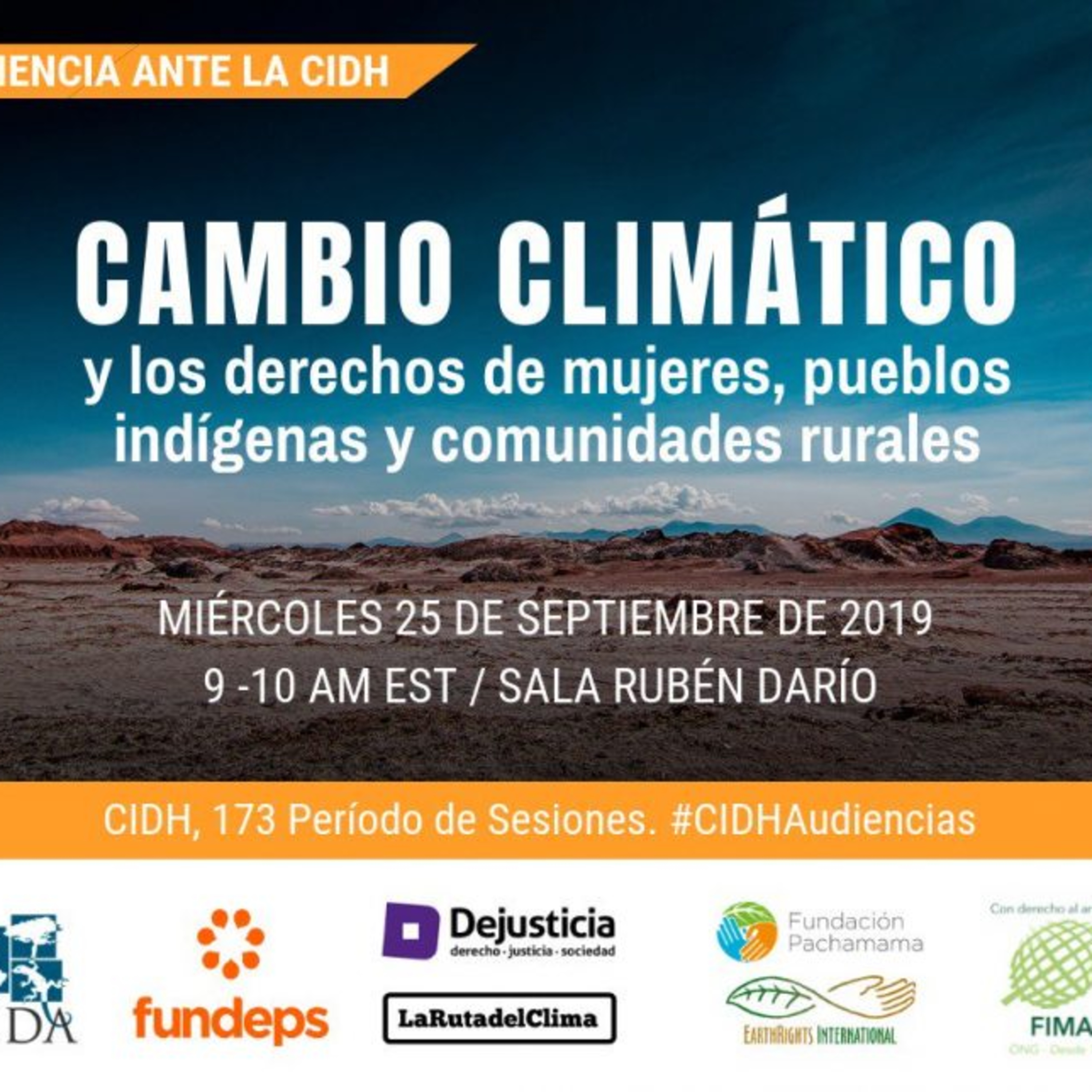 ONGs Alertan a la CIDH sobre impactos de la Crisis Climática en los Derechos Humanos episode artwork