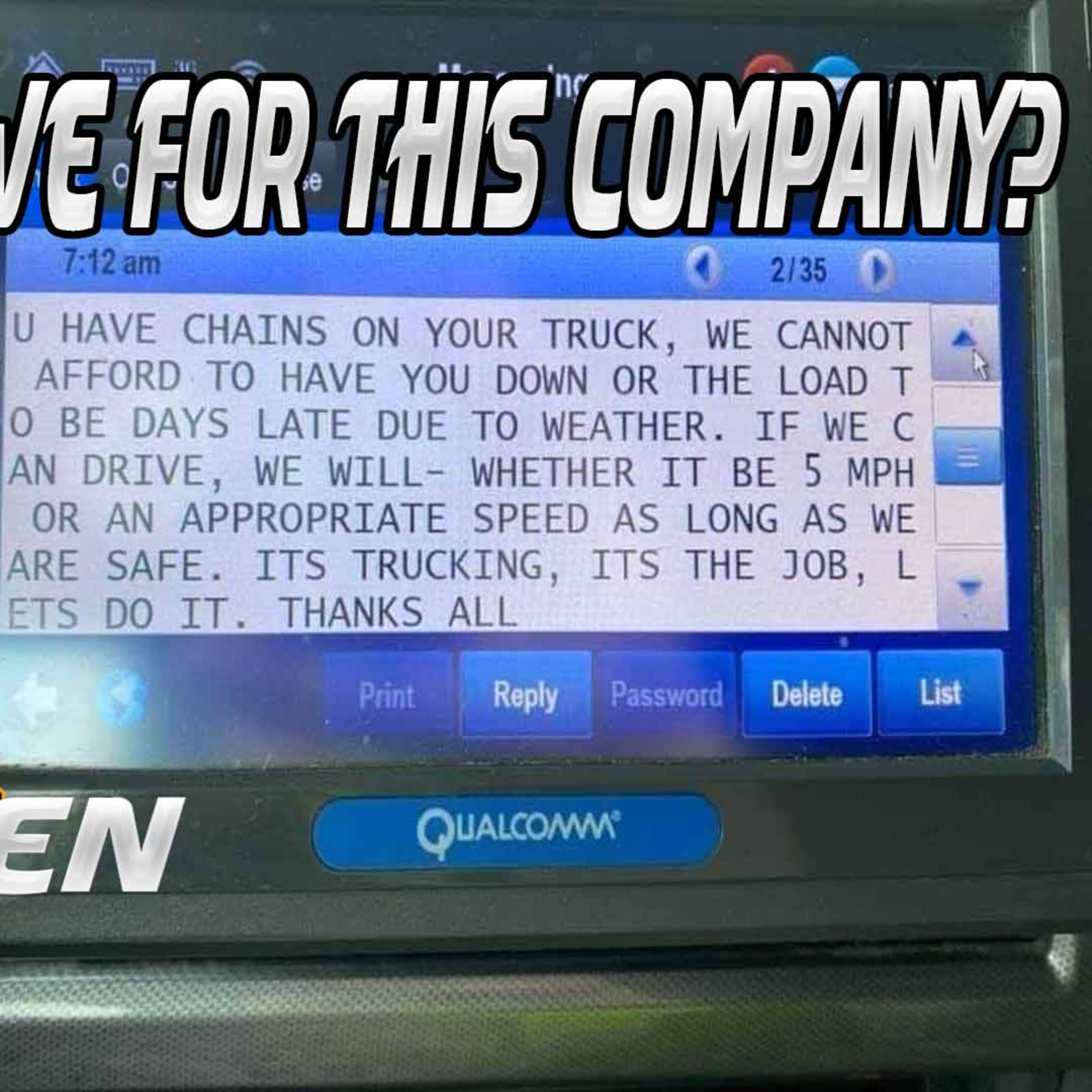 This Is How Some Fleet Managers & Dispatchers Push Their Drivers Out Here. episode artwork