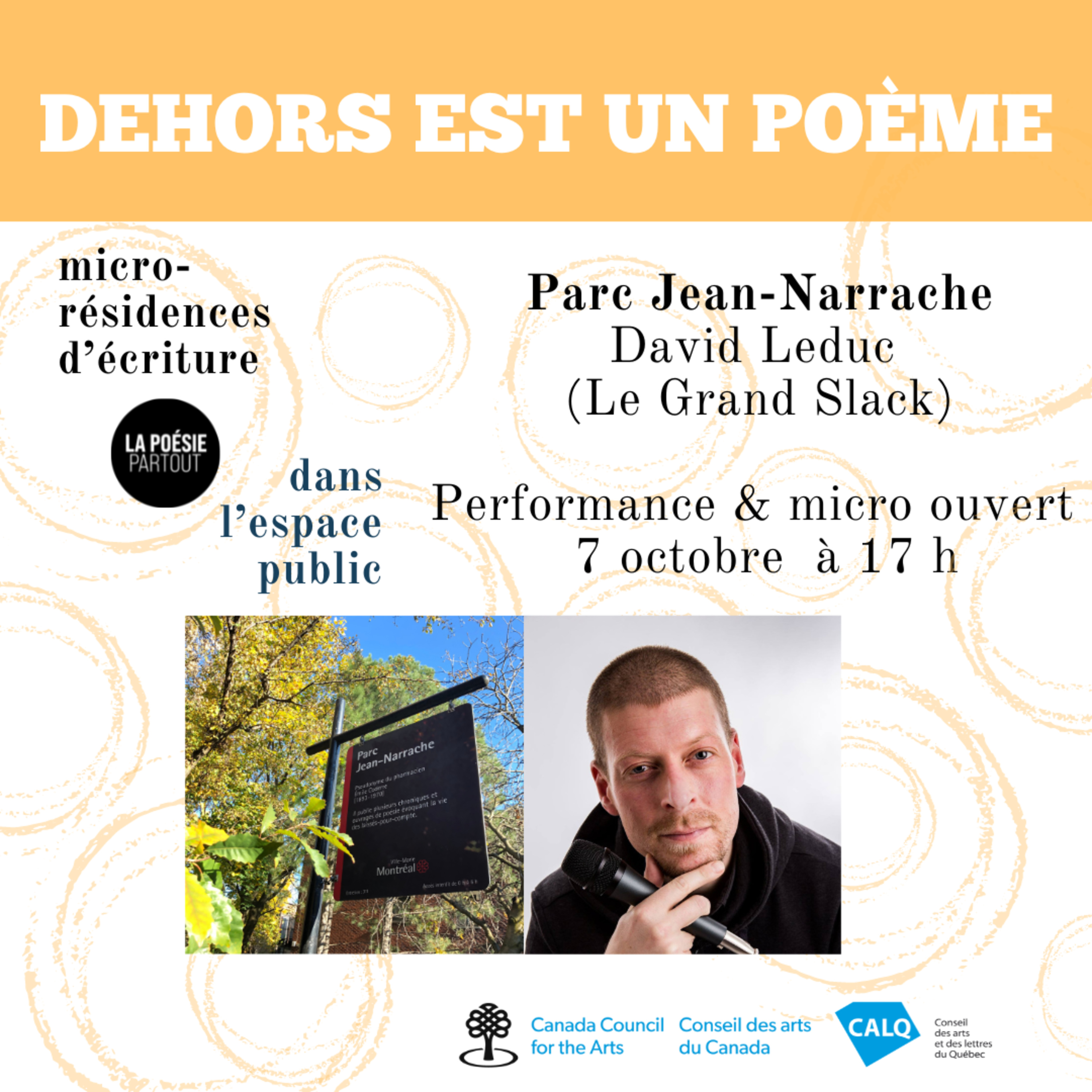 Dehors est un poème