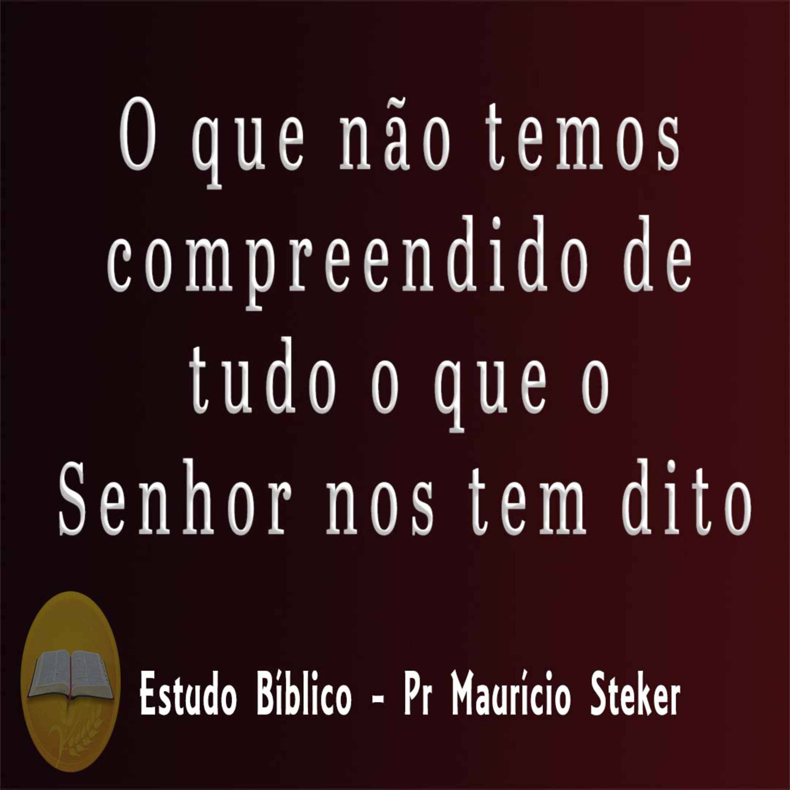 O que não temos compreendido de tudo o que o Senhor nos tem dito - Estudo Bíblico episode artwork