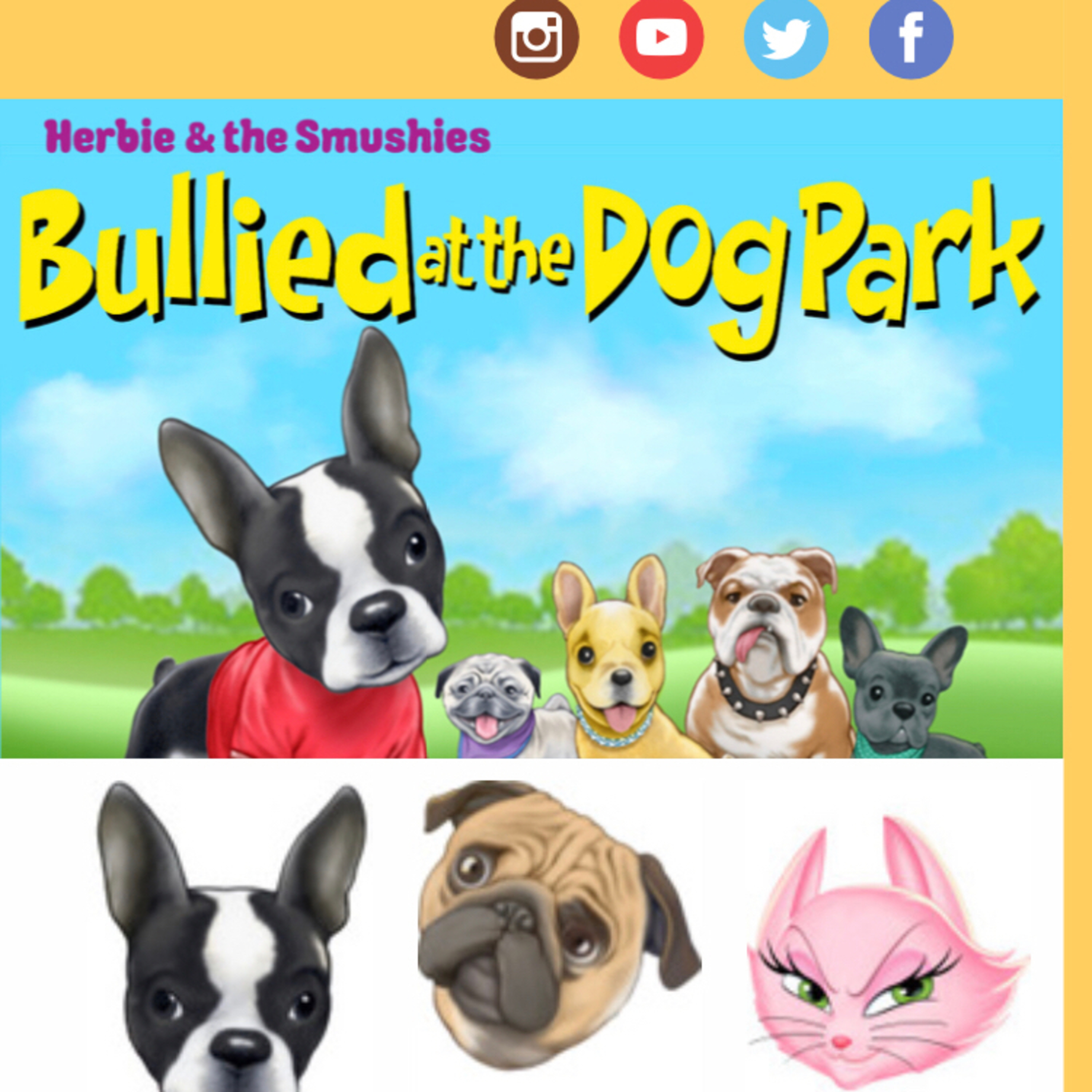 ”Bullied at the Dog Park” by Heather Lehrman. Bullied, Childrens book, pets. episode artwork