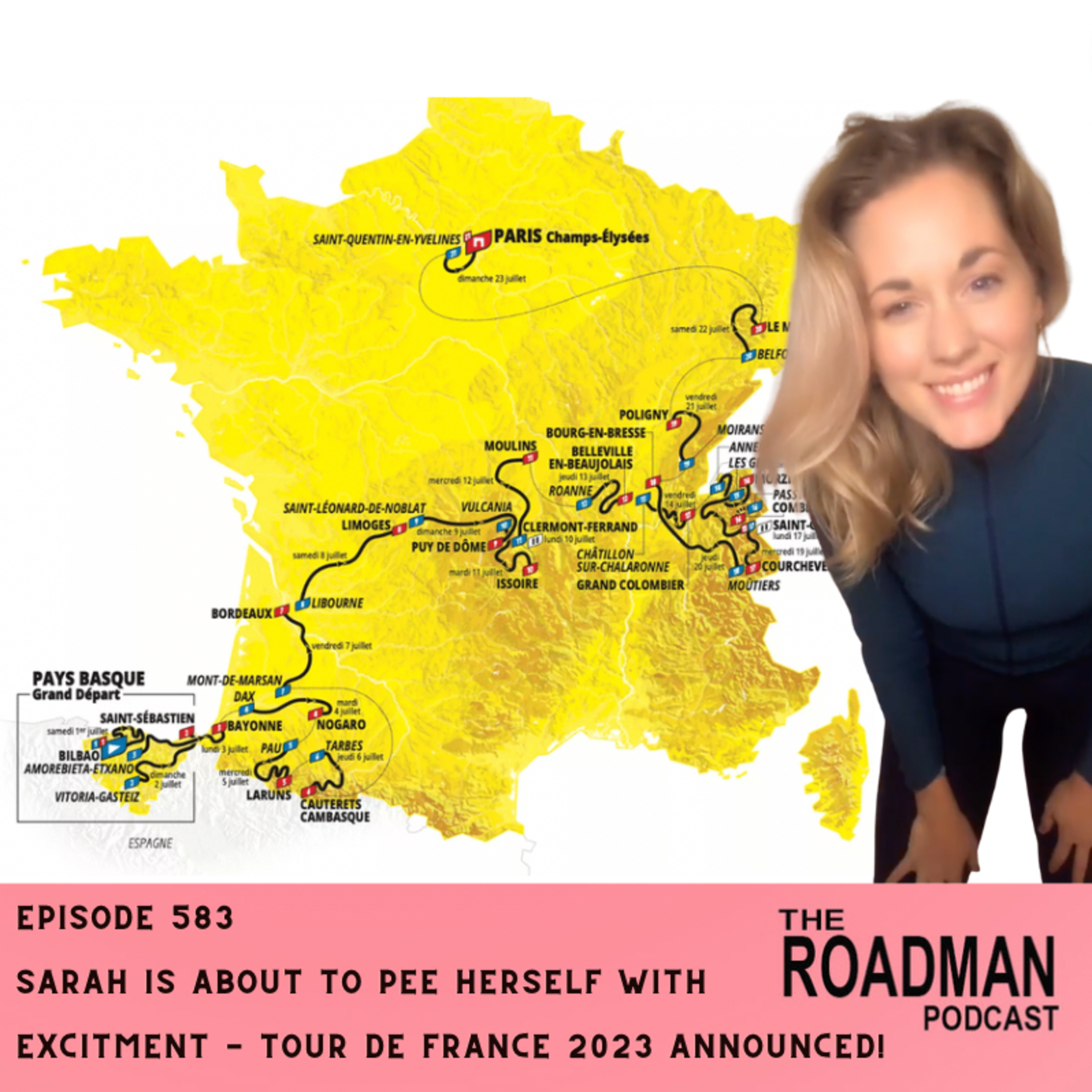 Sarah Is About To Pee Her Pants With Excitement - Tour de France 2023 ANNOUNCED!