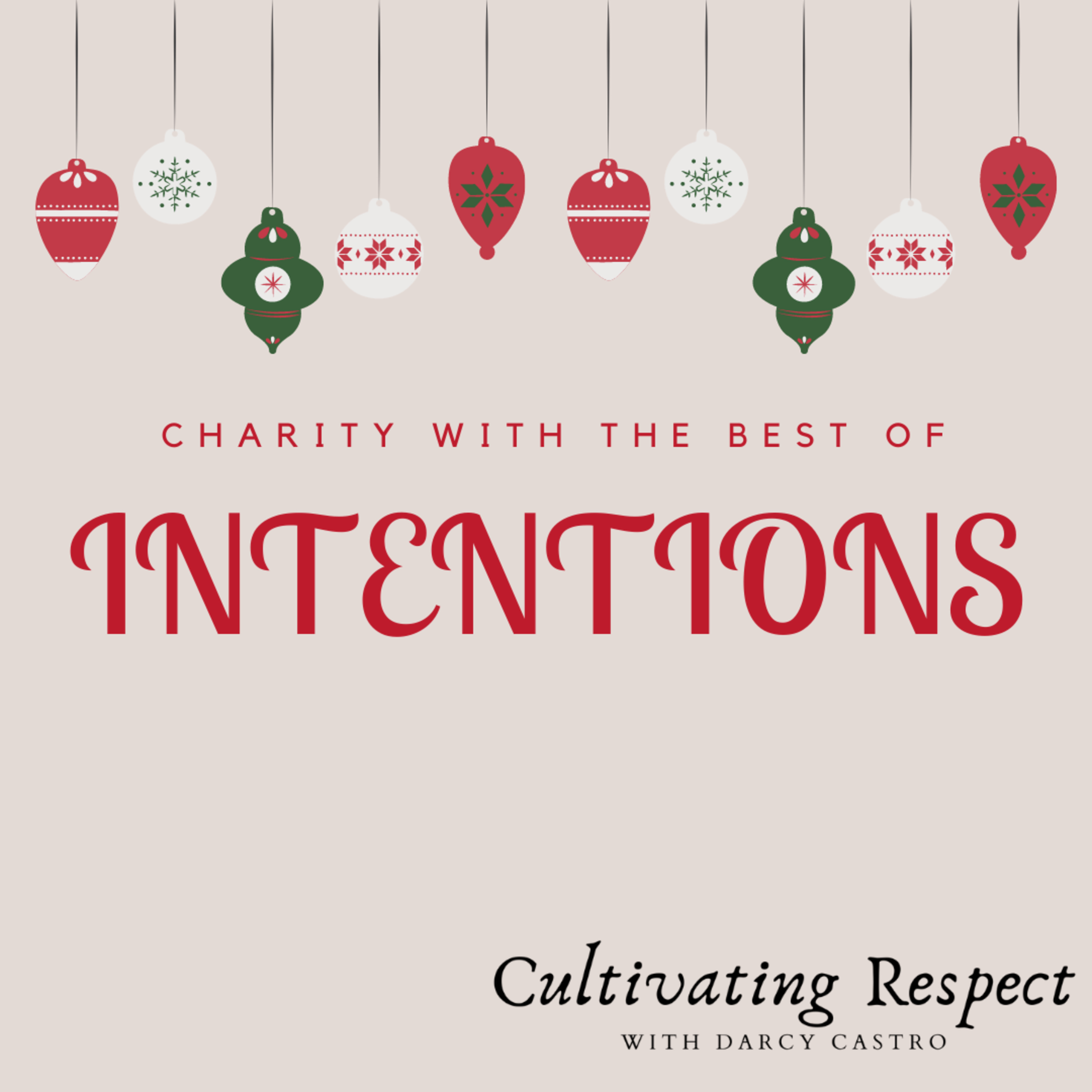 Charity with the best of intentions episode artwork