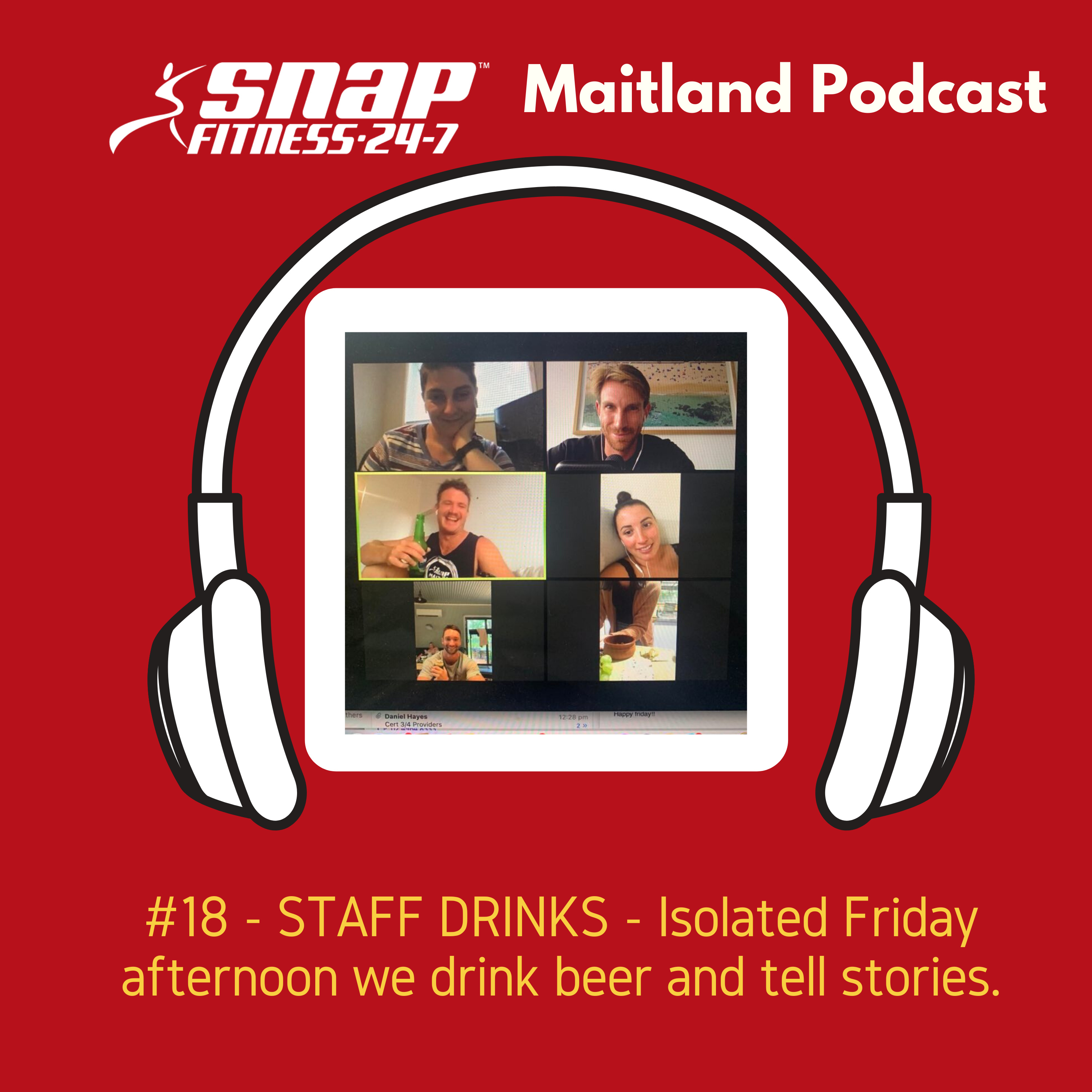 #17 STAFF DRINKS - Isolated Friday afternoon having a beer we tell stories about each other. episode artwork