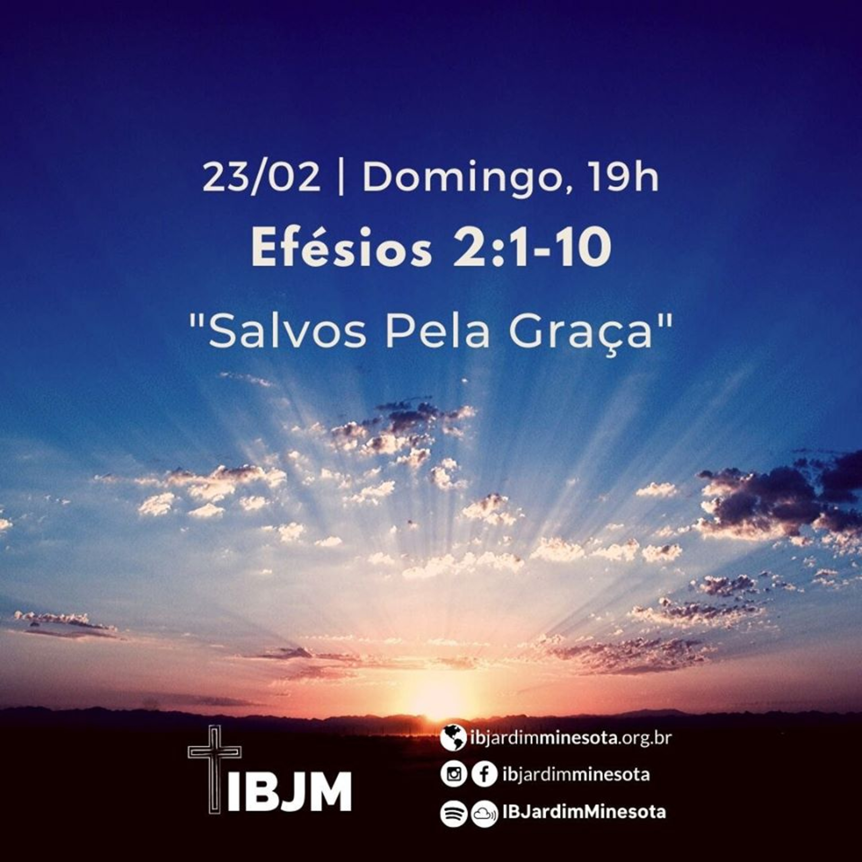 23/02/2020 | Efésios 2:1-10 | Salvos Pela Graça (Rodrigo Toffoli) episode artwork