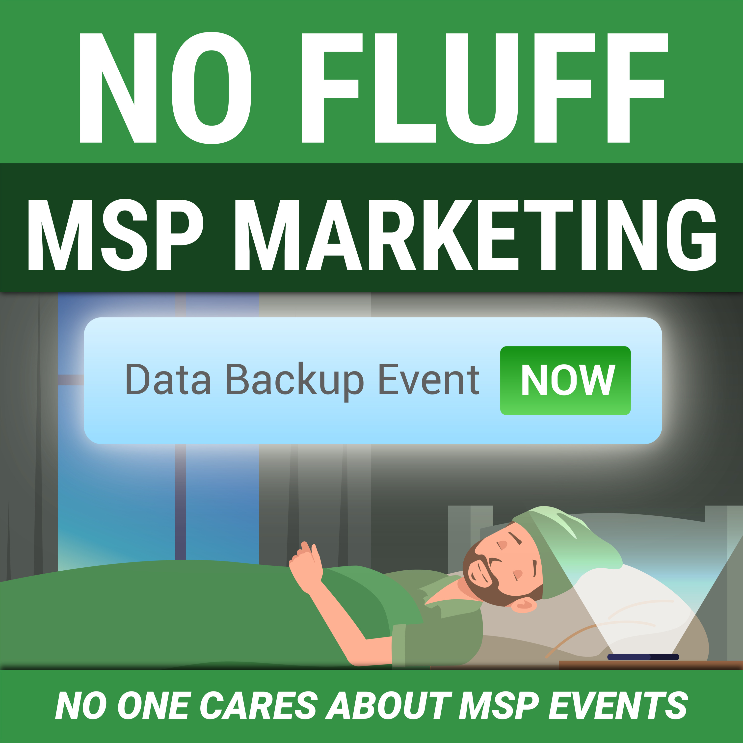 No one wants to attend your Data backup event... episode artwork