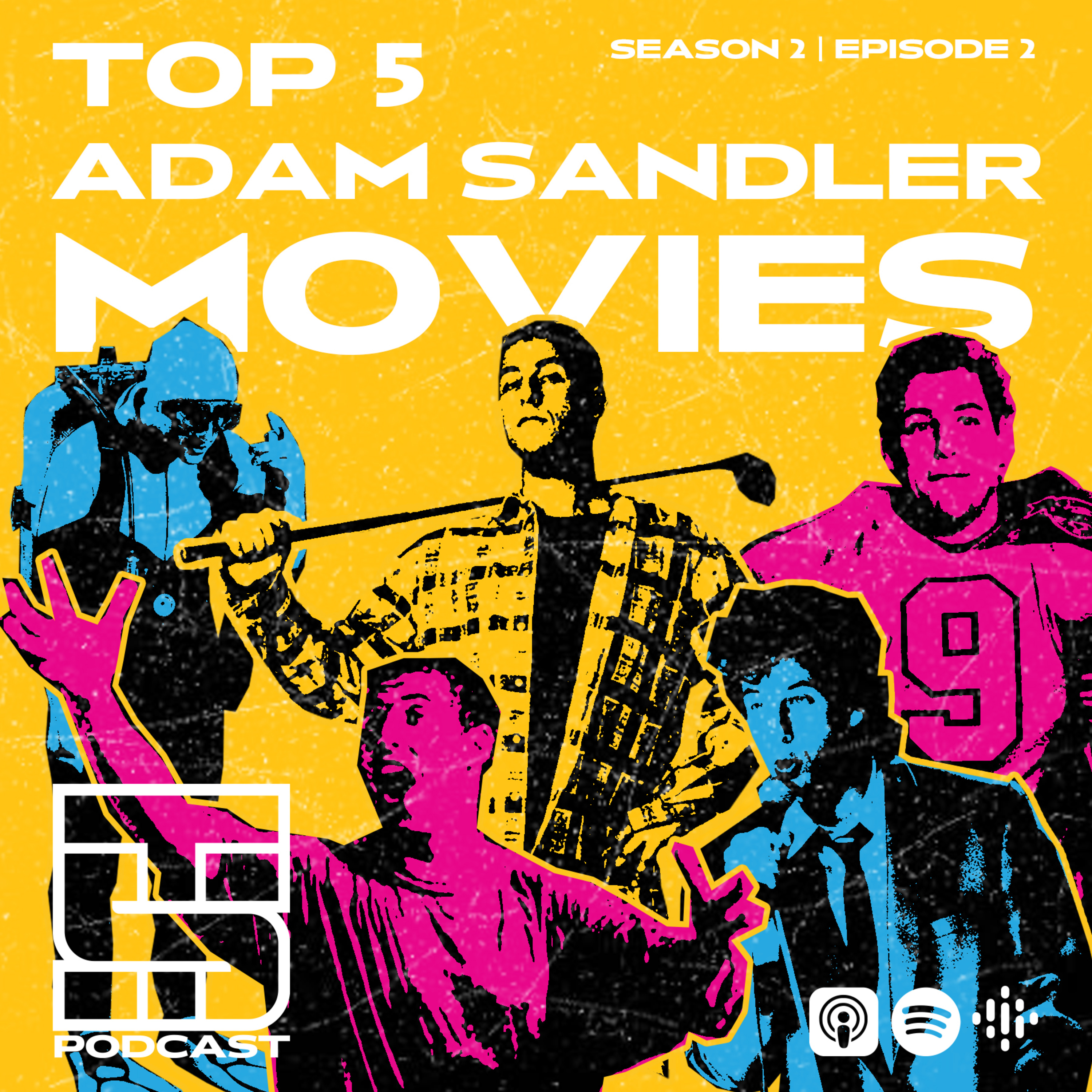 Top 5 Adam Sandler Movies episode artwork