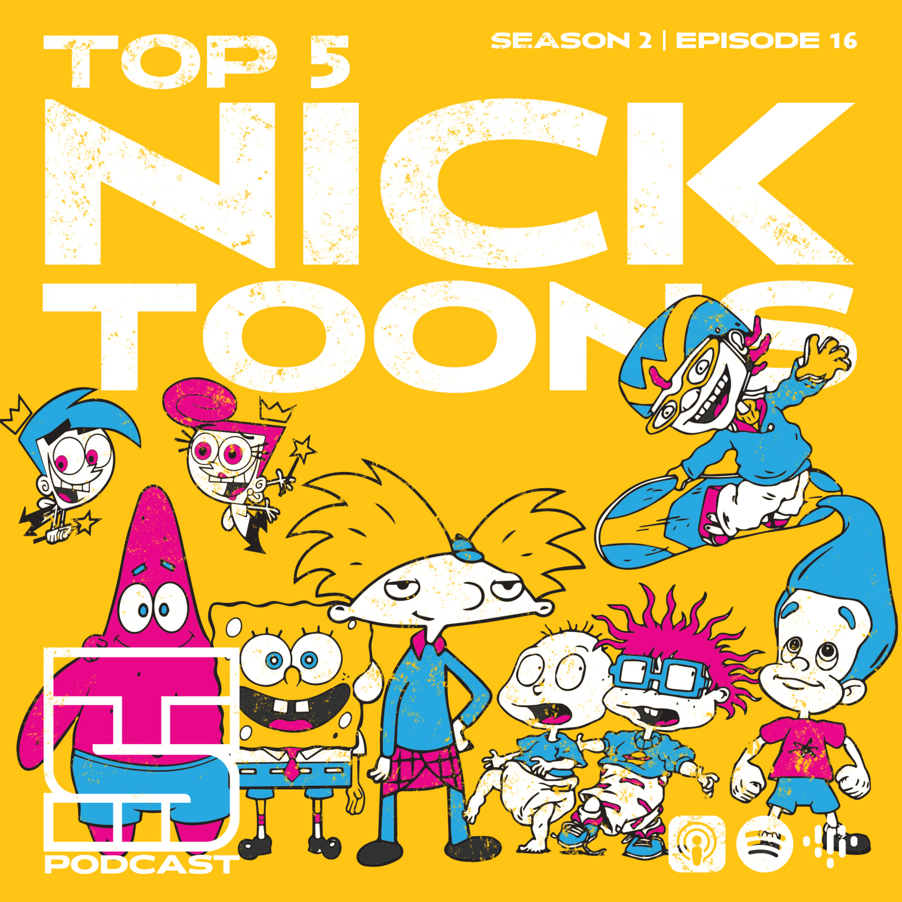 Top 5 Nicktoons episode artwork