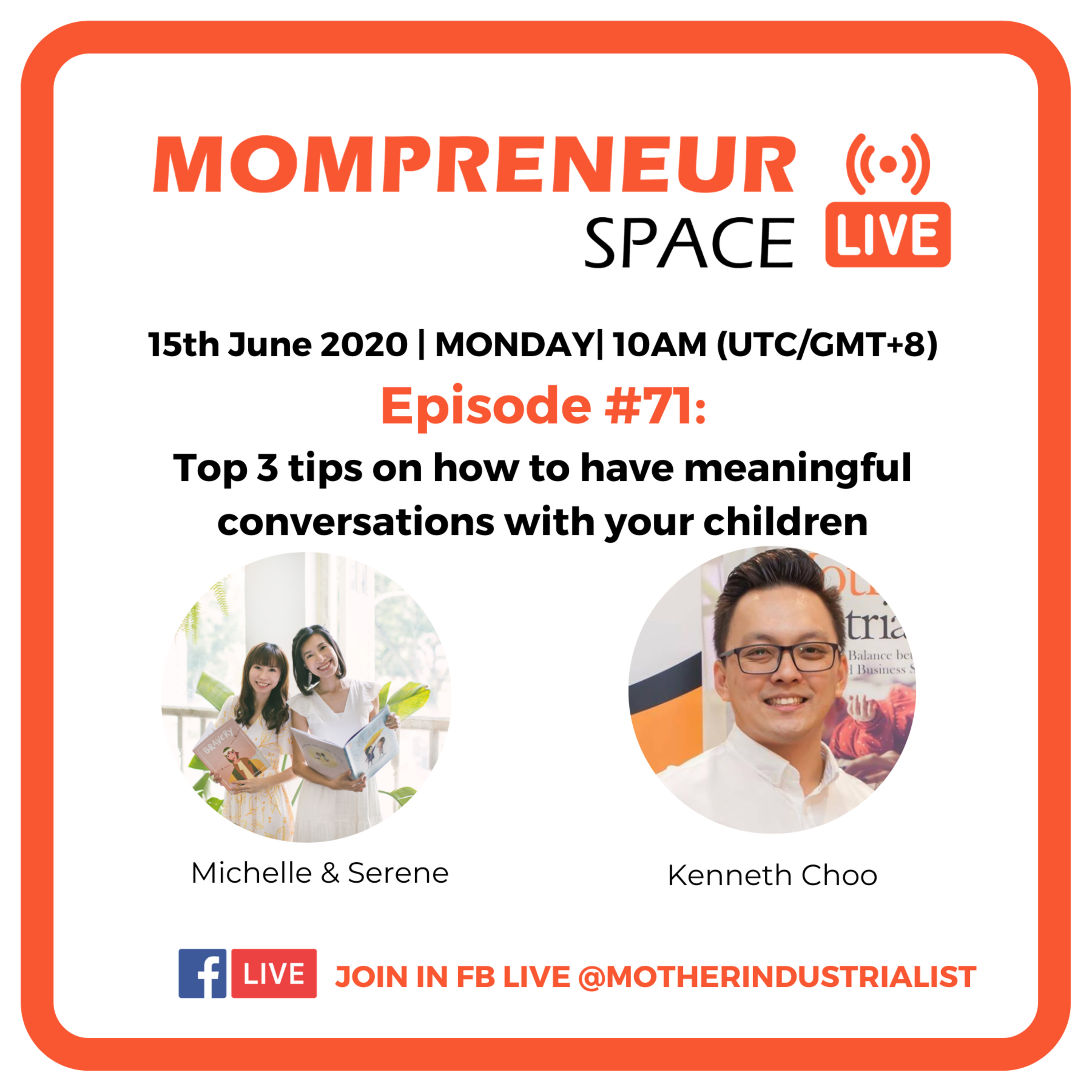 MOMPRENEUR SPACE POD WITH KENNETH CHOO