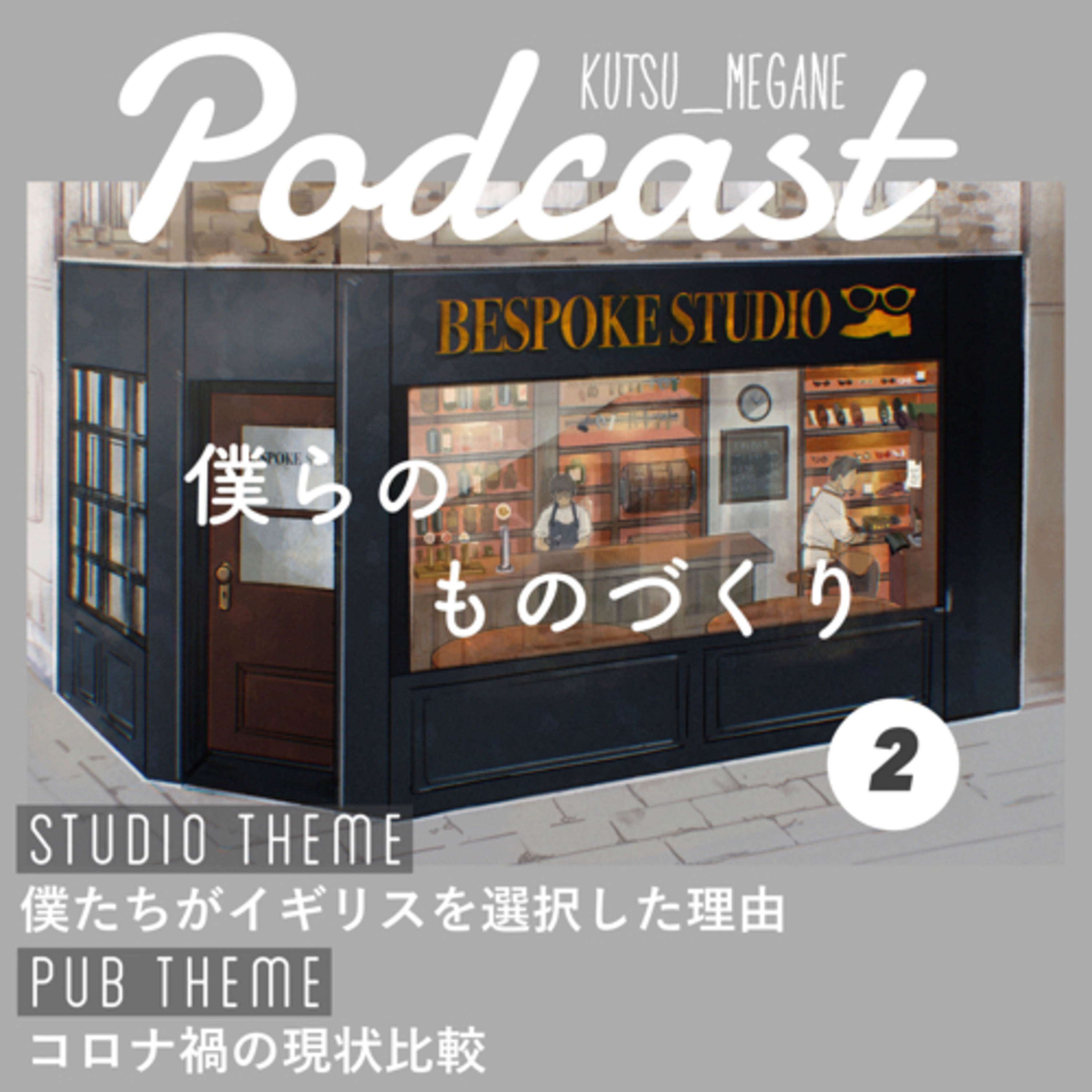 スタジオテーマ『僕たちがイギリスを選択した理由』
パブテーマ『コロナ禍の現状比較』 episode artwork