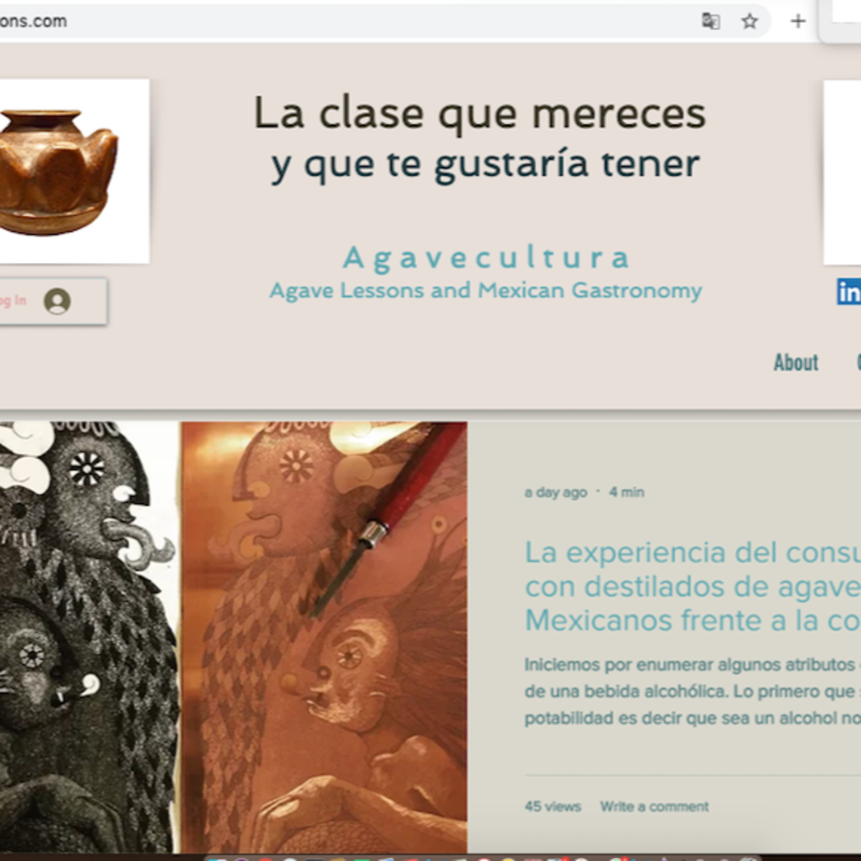 Agaveculture. The Agave and sotol lessons and Mexican gastronomy. A+ work © Ana G. Valenzuela-Zapata