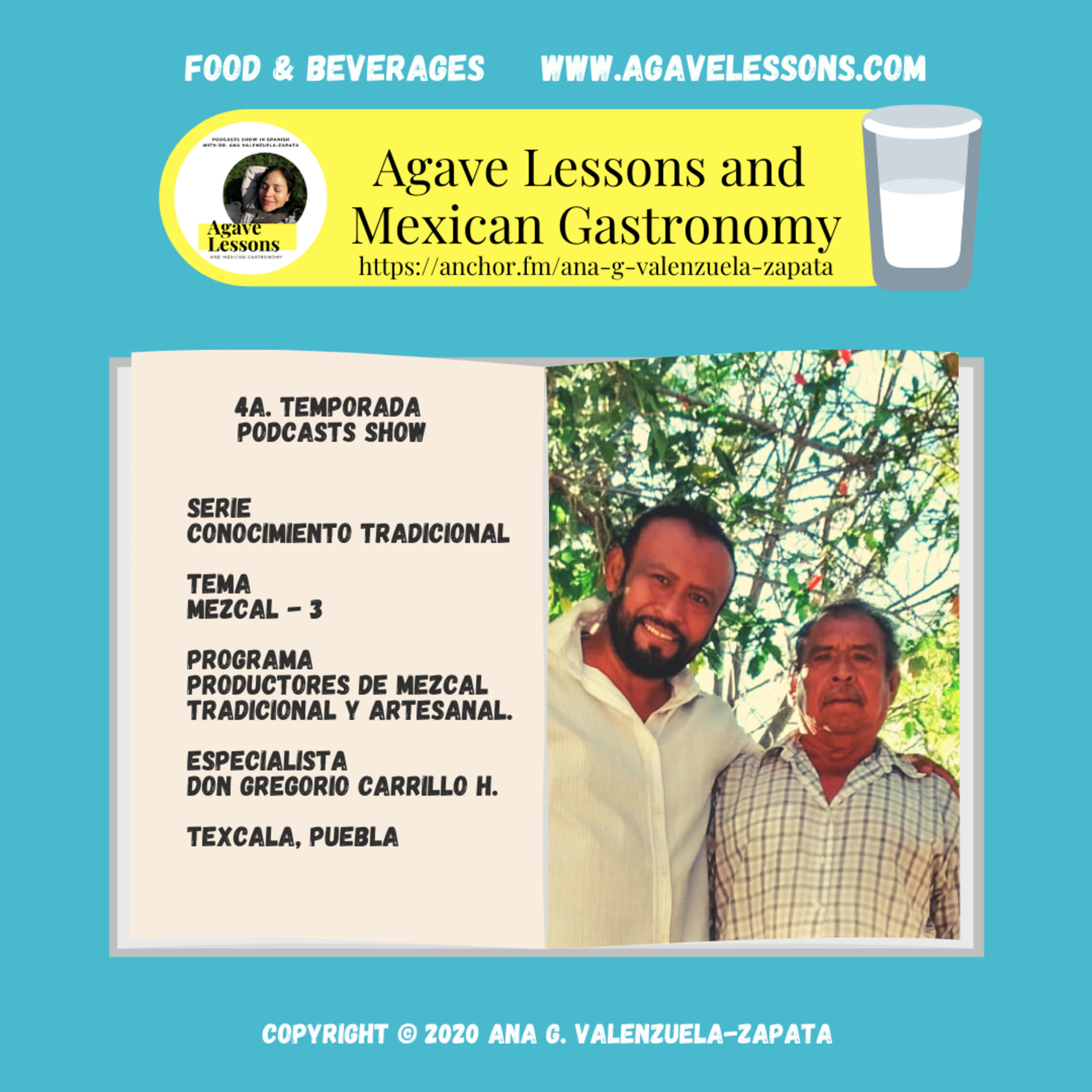 Agaveculture. The Agave and sotol lessons and Mexican gastronomy. A+ work © Ana G. Valenzuela-Zapata