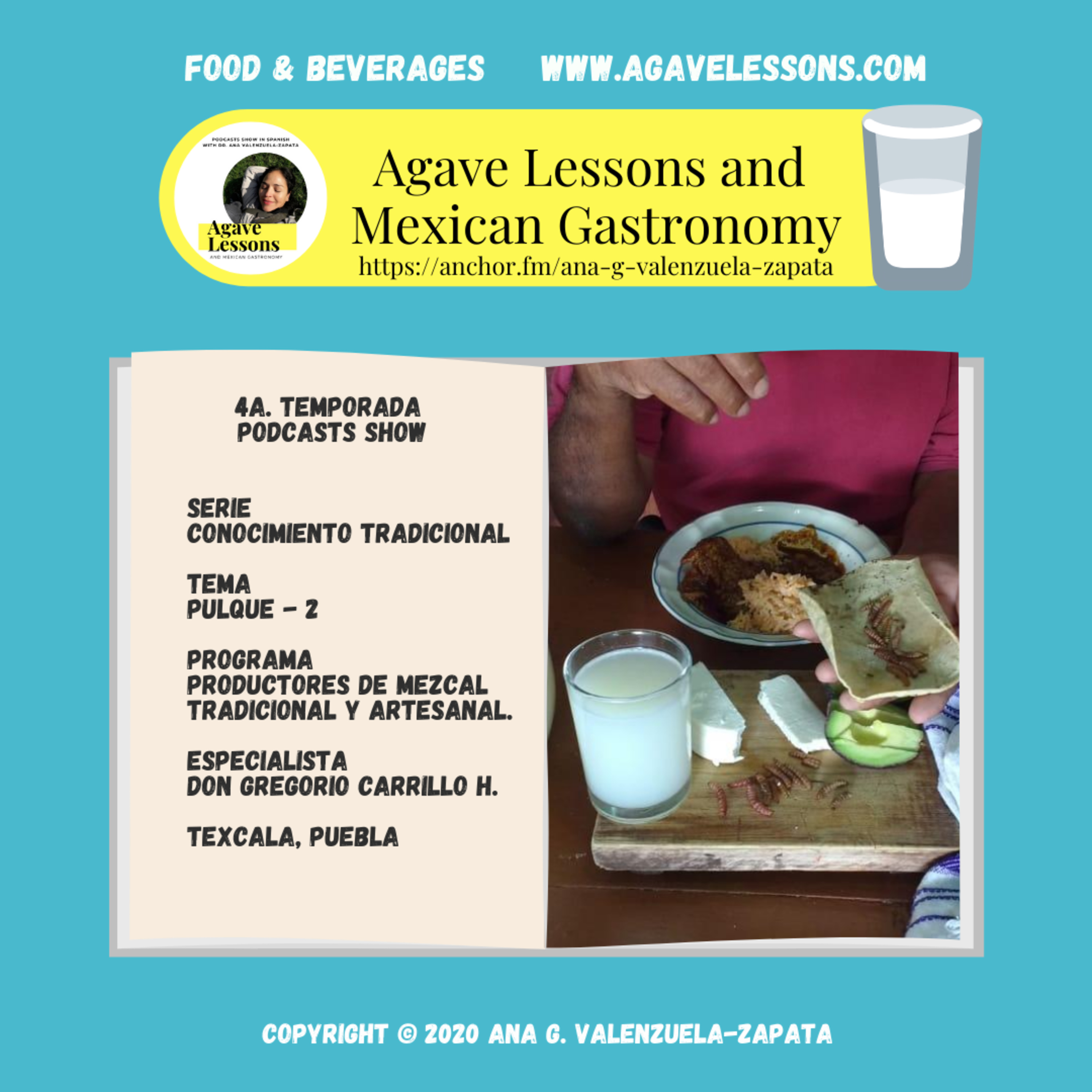 Agaveculture. The Agave and sotol lessons and Mexican gastronomy. A+ work © Ana G. Valenzuela-Zapata
