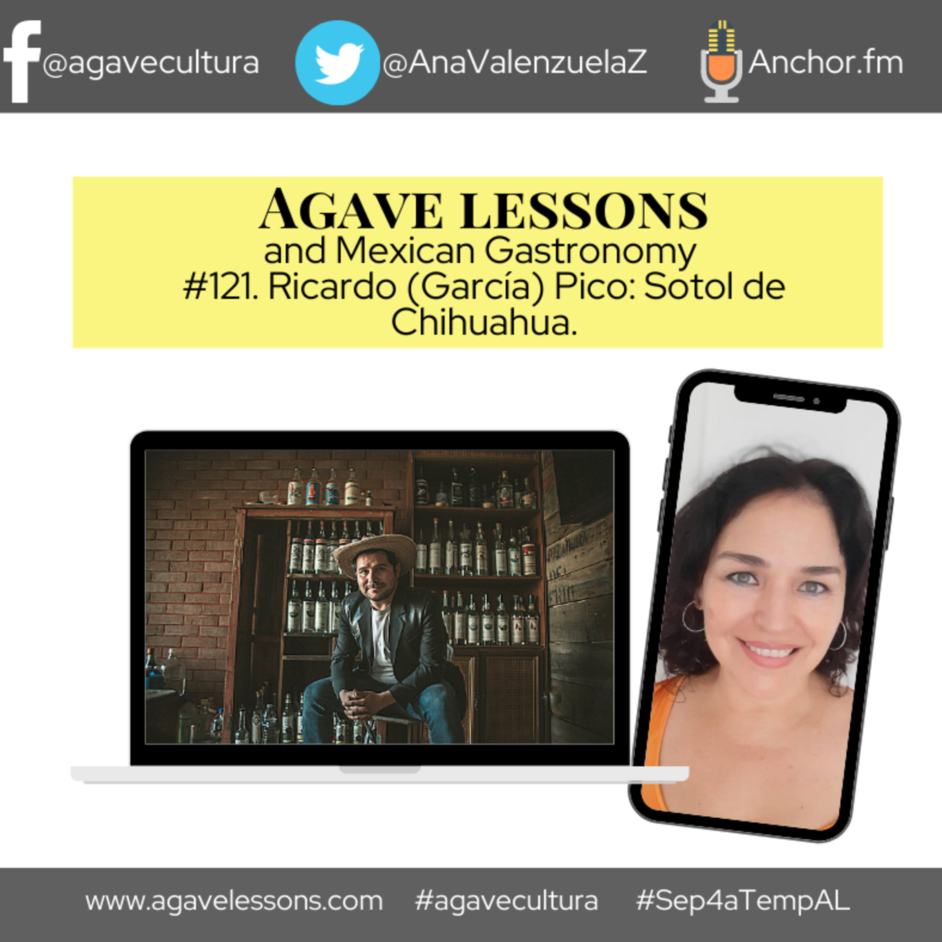 Agaveculture. The Agave and sotol lessons and Mexican gastronomy. A+ work © Ana G. Valenzuela-Zapata