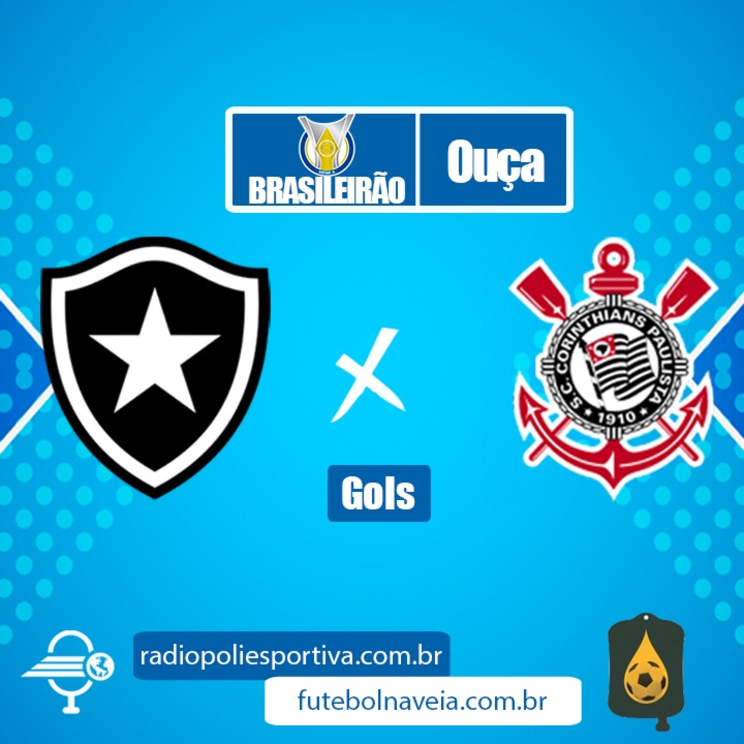 FUTEBOL NA VEIA E POLIESPORTIVA - BRASILEIRÃO 2020 - RODADA #27 - GOLS DE BOTAFOGO 0 X 2 CORINTHIANS episode artwork