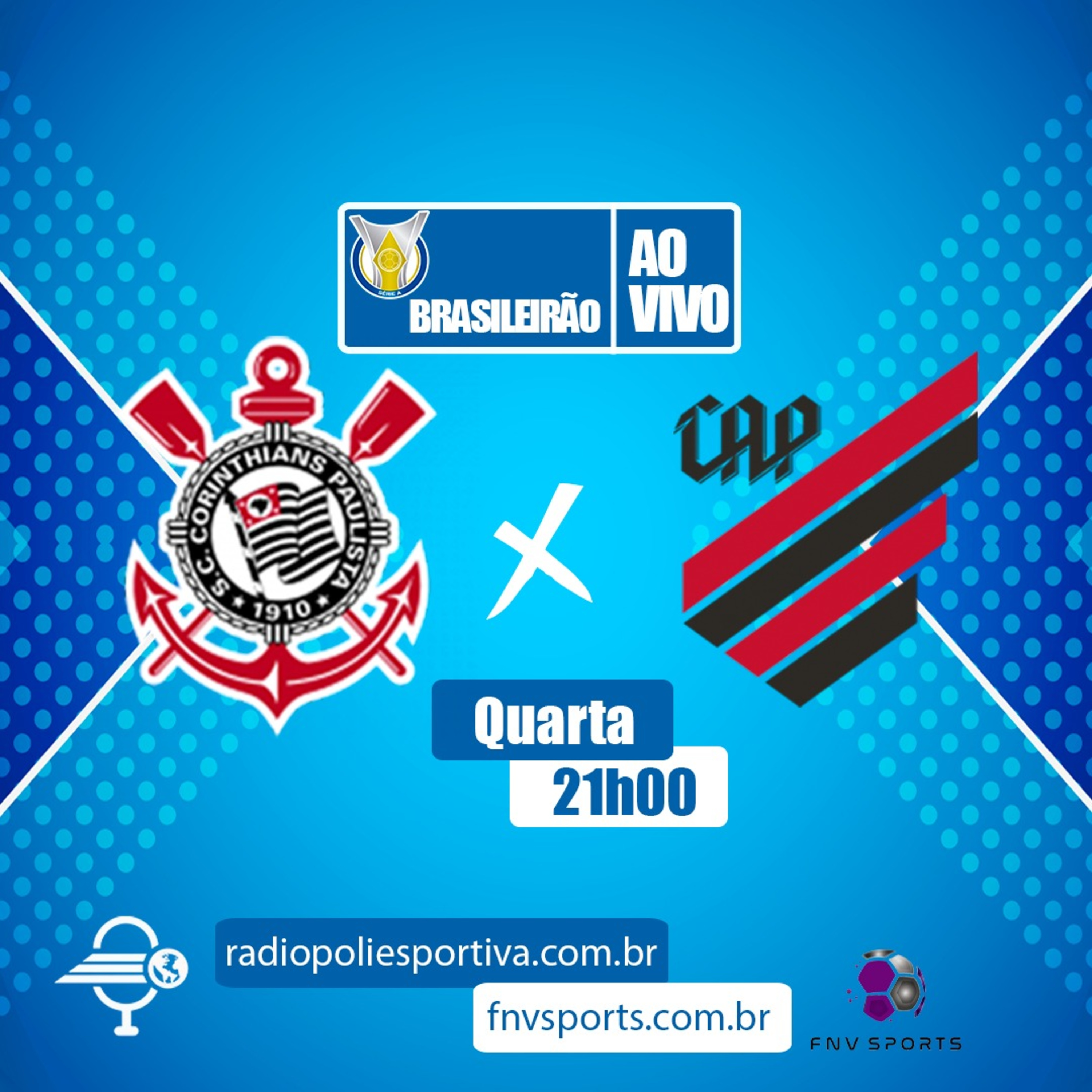 FNV SPORTS E POLIESPORTIVA - BRASILEIRÃO 2020 - RODADA 35 - GOLS DE CORINTHIANS 3 X 3 ATHLÉTICO-PR episode artwork