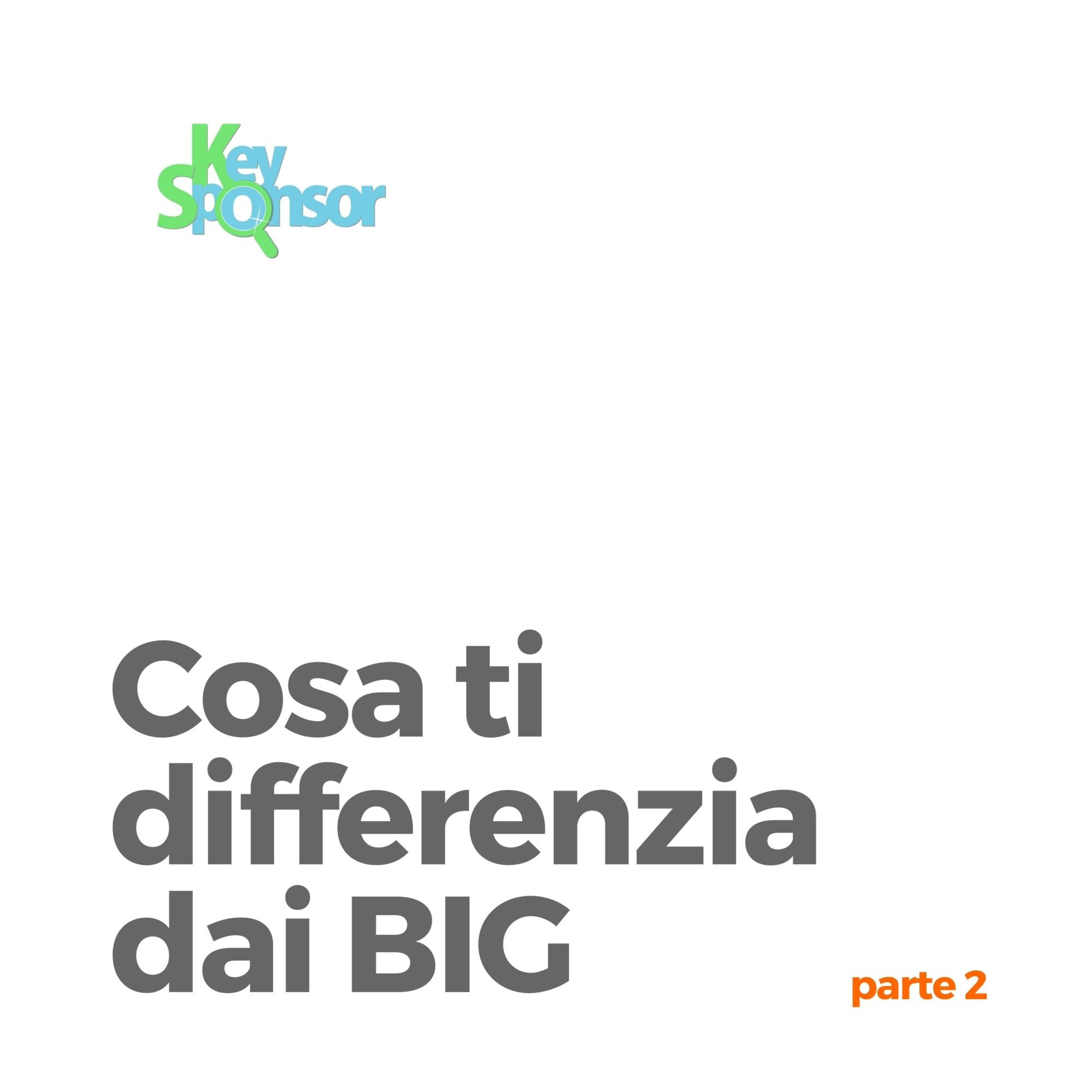 Cosa ti differenzia dai BIG - 2^ Parte