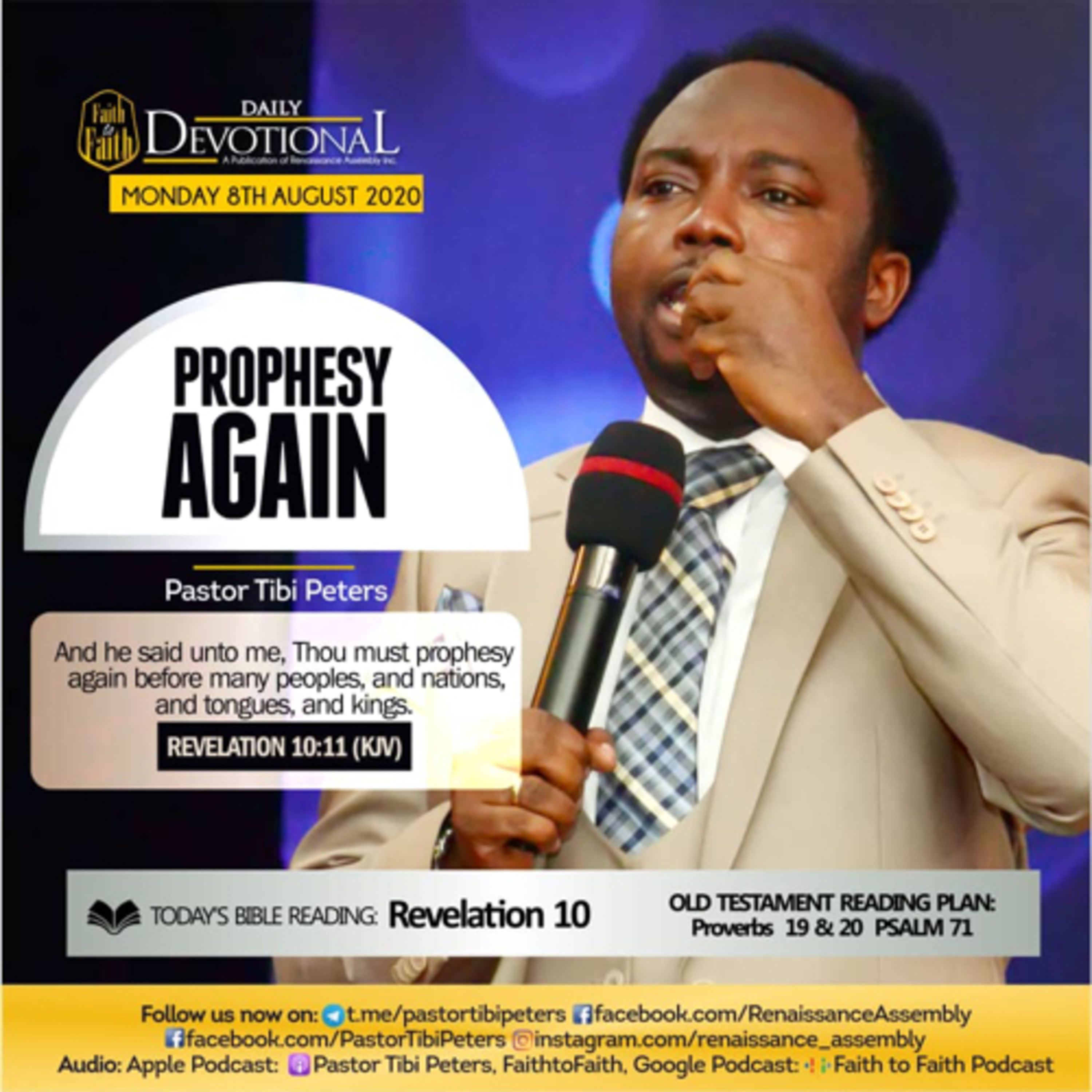 Pastor Tibi Peters Audio Podcast