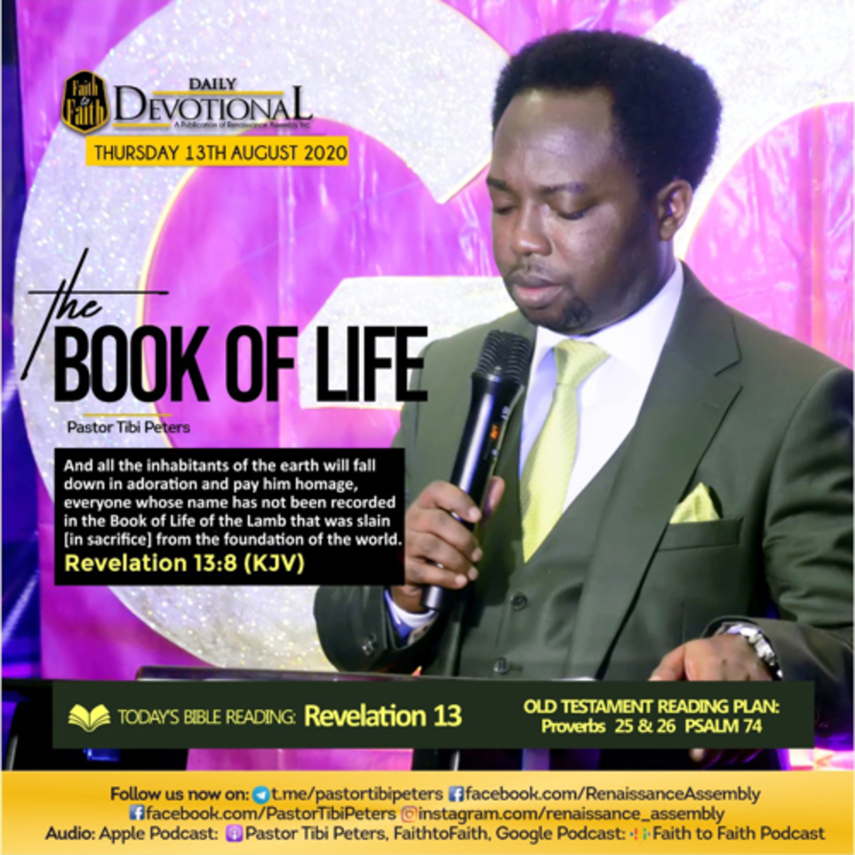 Pastor Tibi Peters Audio Podcast