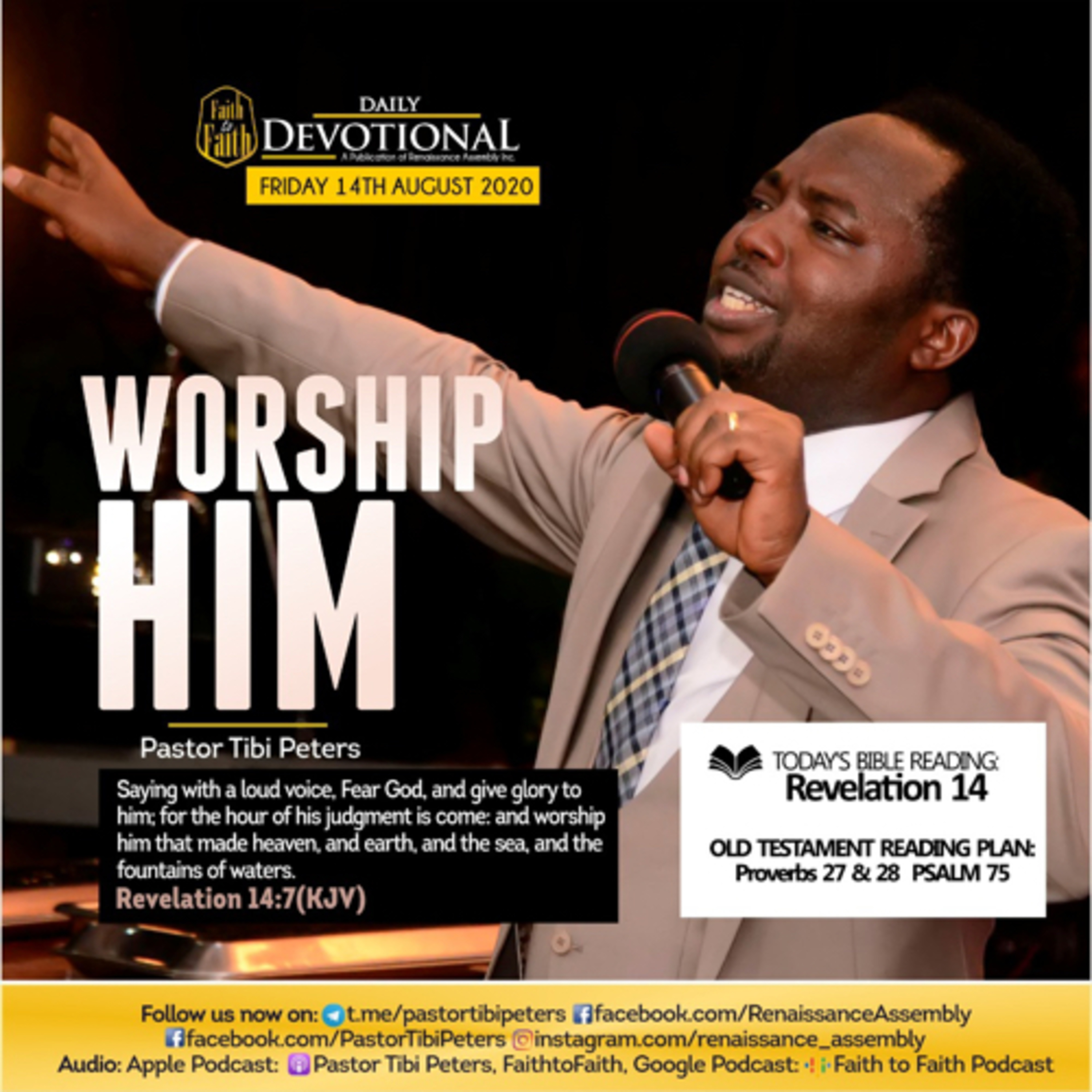 Pastor Tibi Peters Audio Podcast