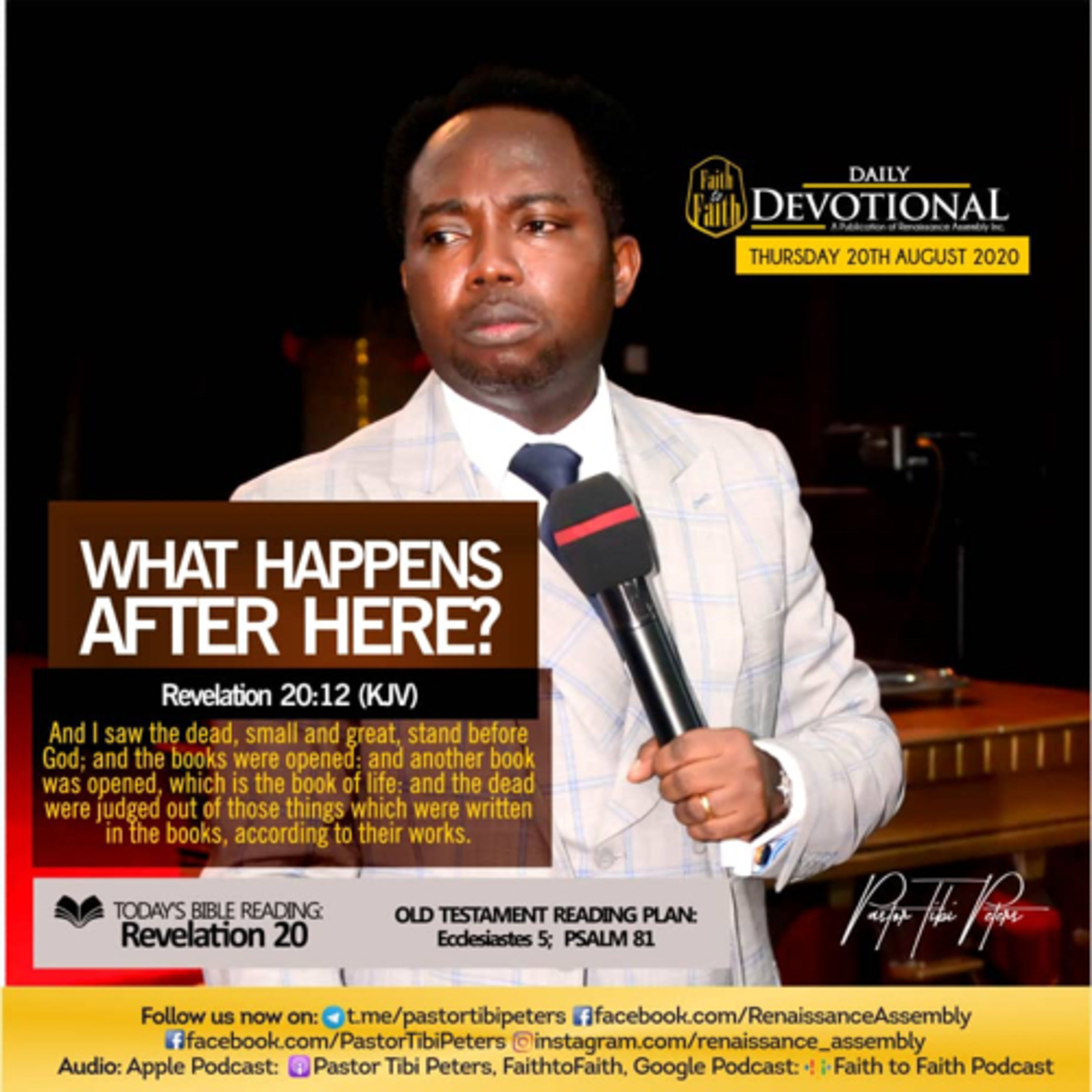 Pastor Tibi Peters Audio Podcast