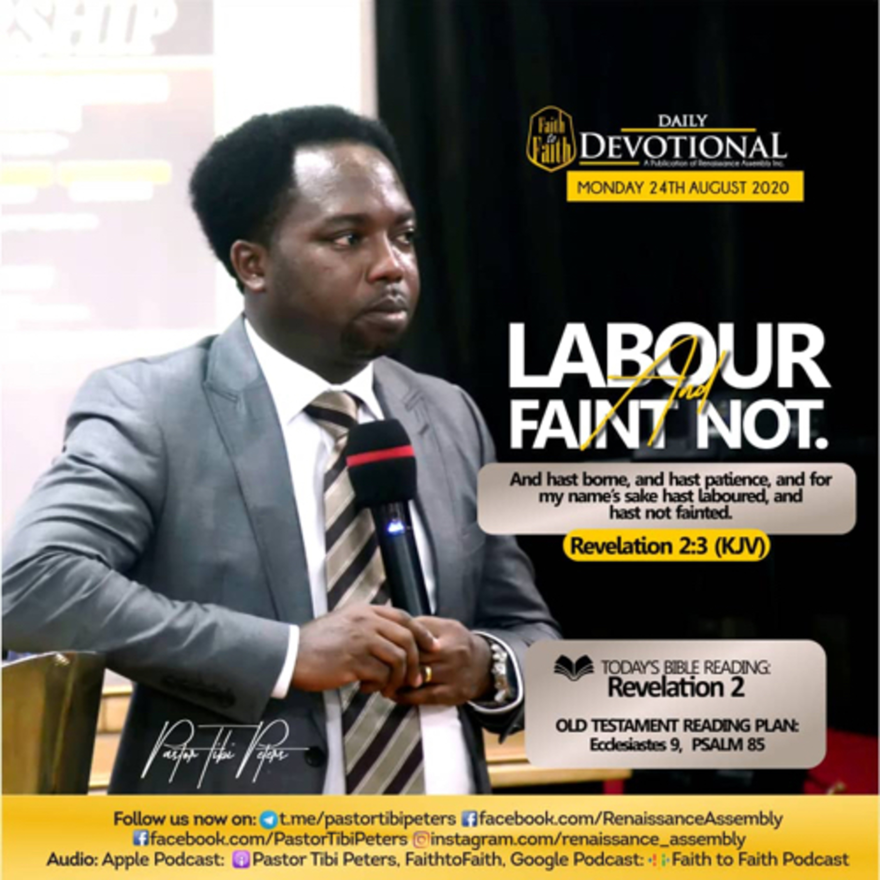 Pastor Tibi Peters Audio Podcast