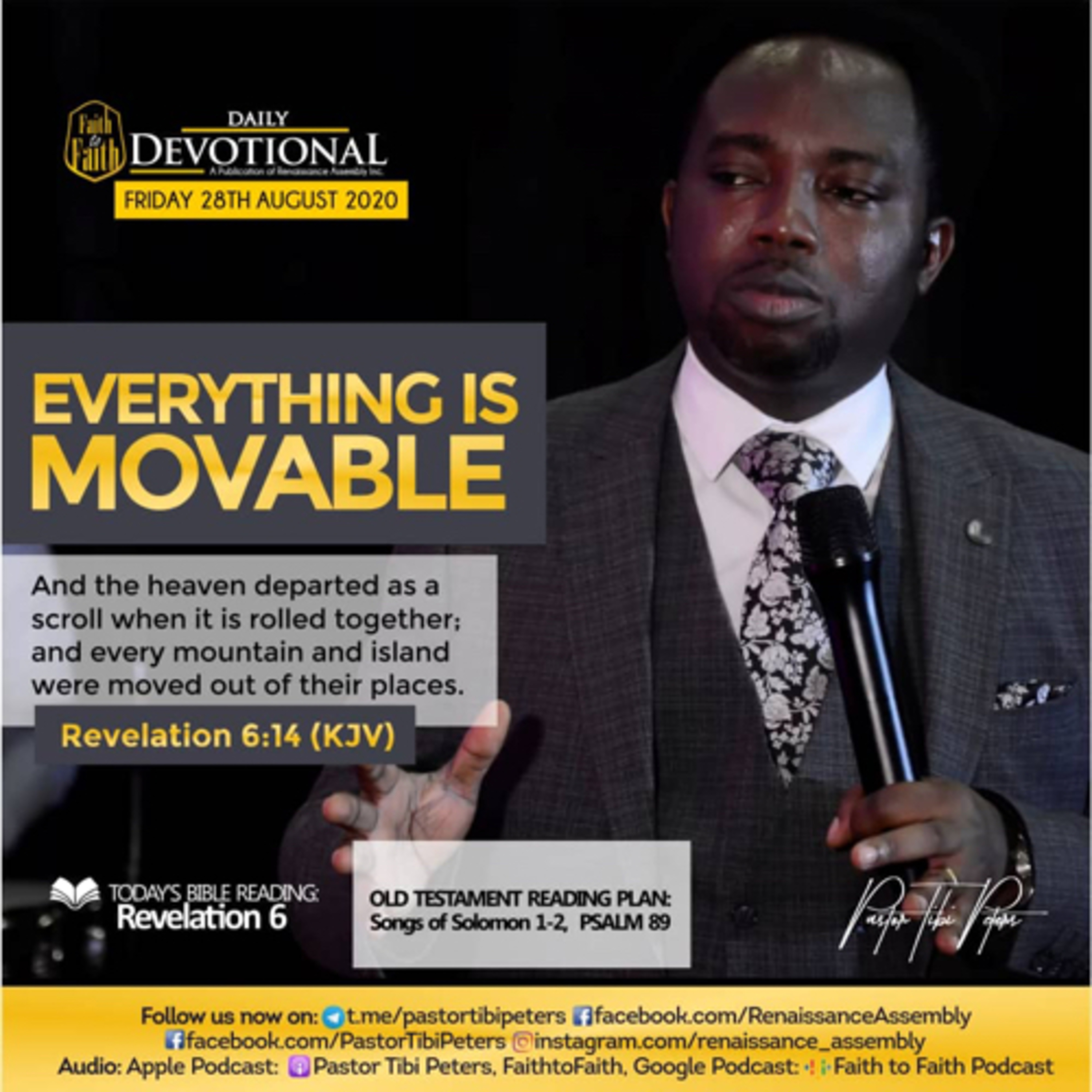 Pastor Tibi Peters Audio Podcast