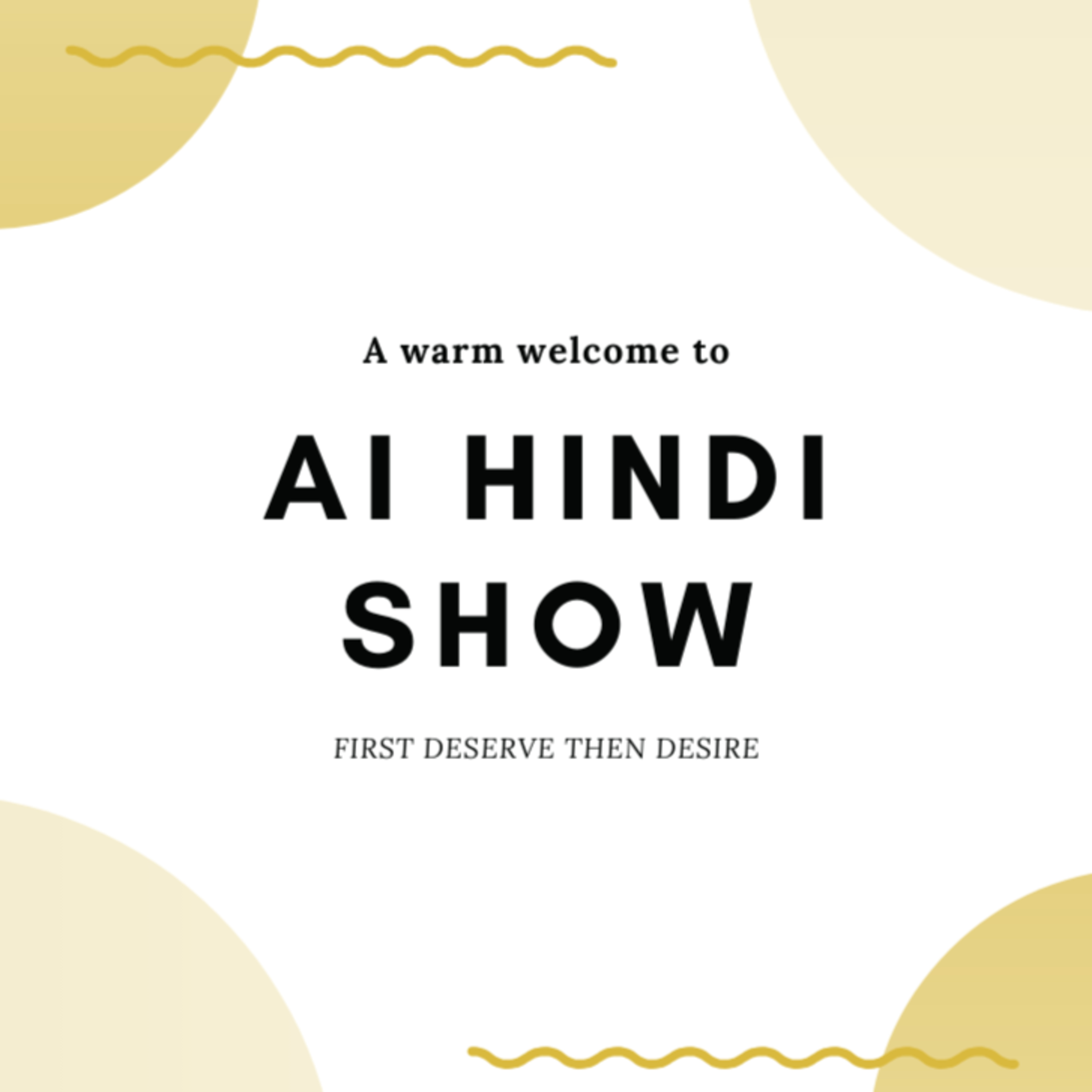 A warm welcome to the listeners.