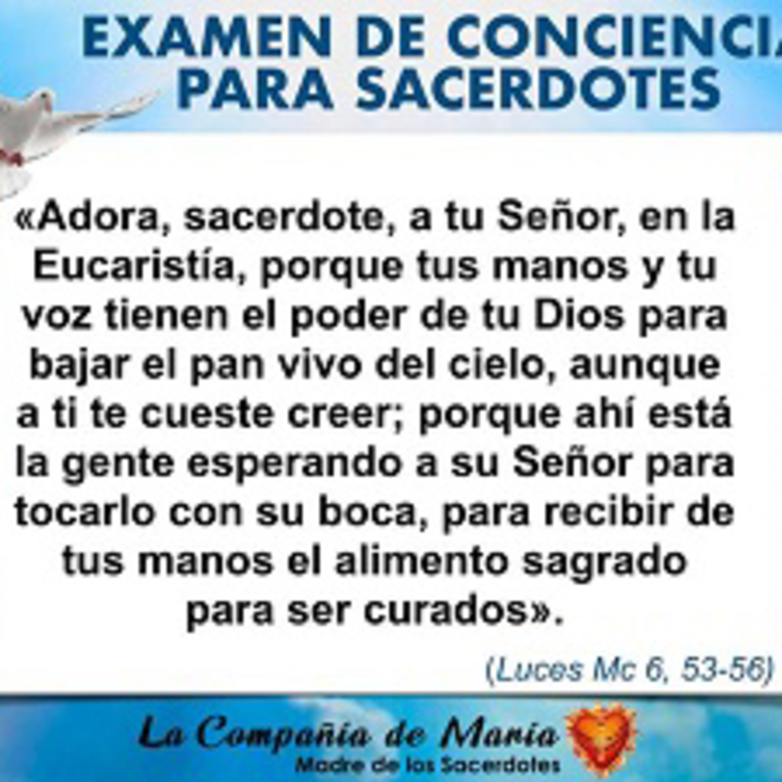 La Compañía de María, Madre de los Sacerdotes