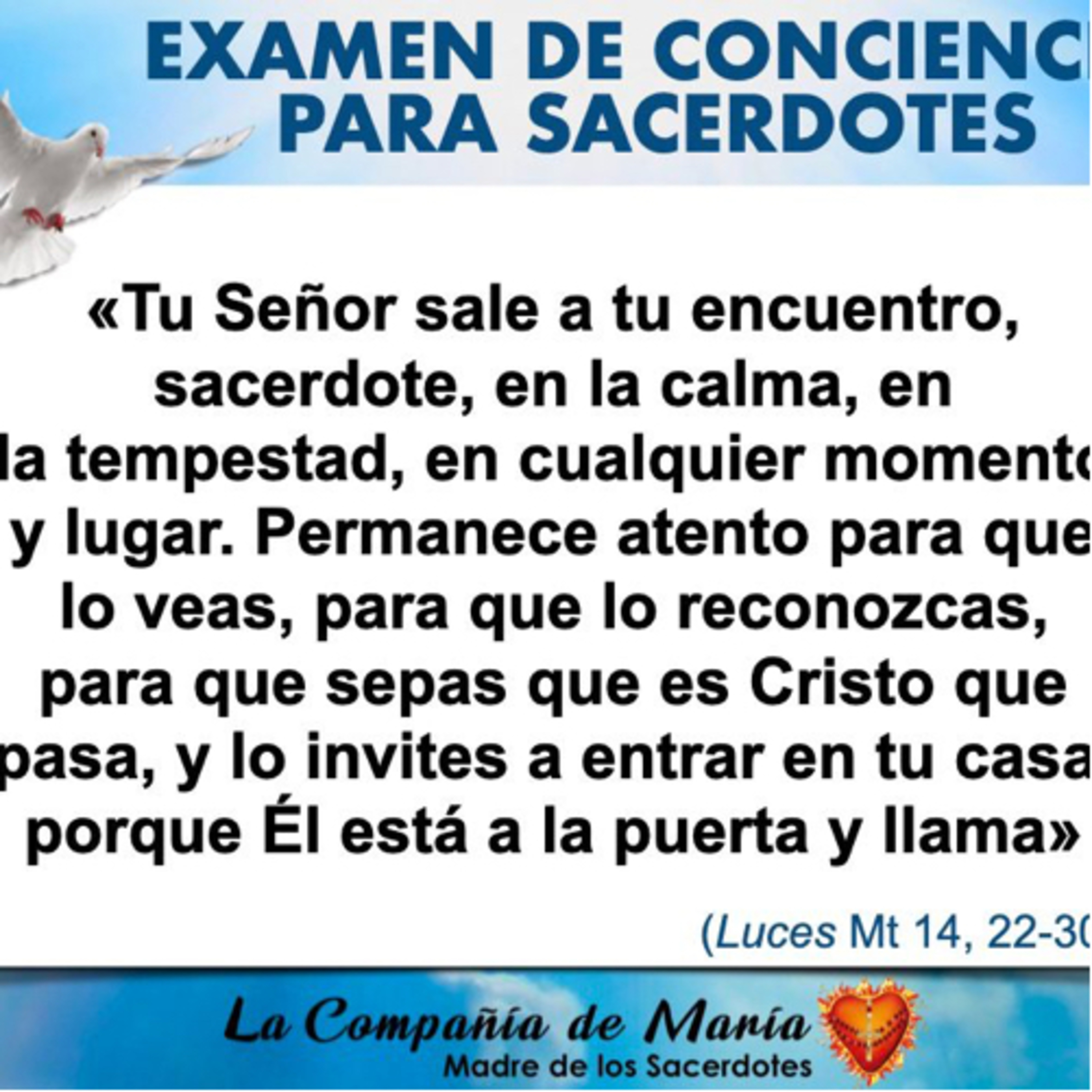 Portada de La Compañía de María, Madre de los Sacerdotes