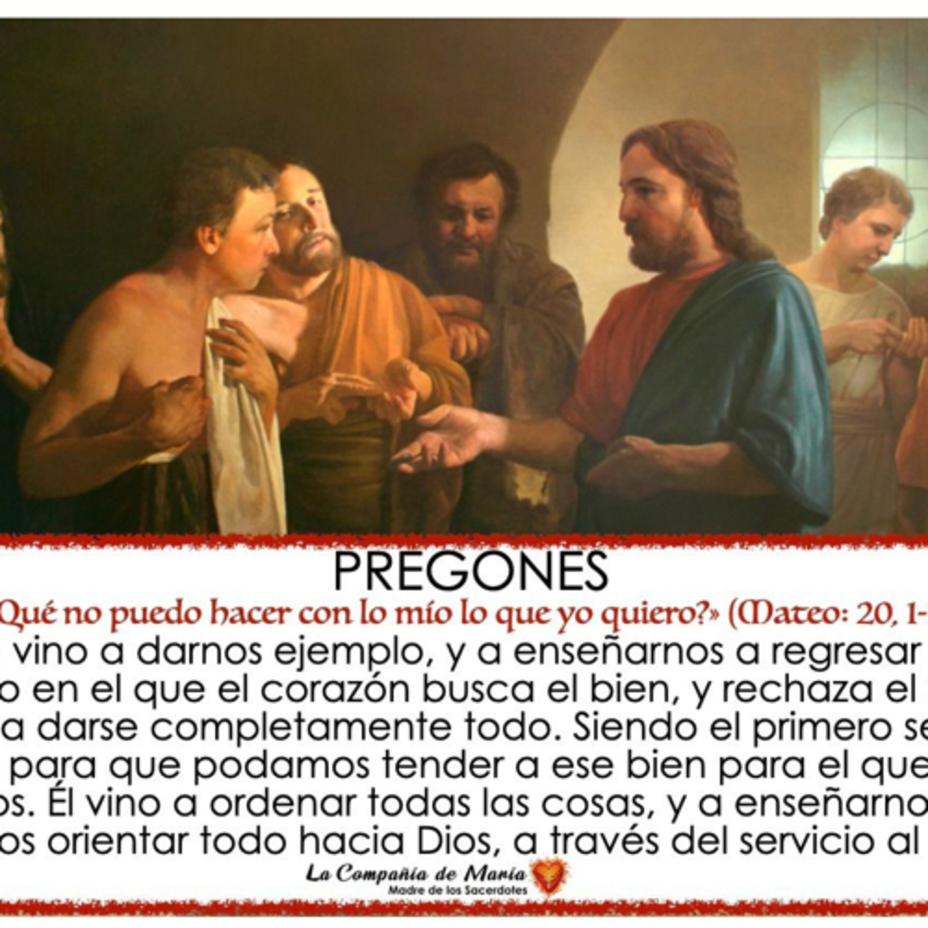 Portada de La Compañía de María, Madre de los Sacerdotes