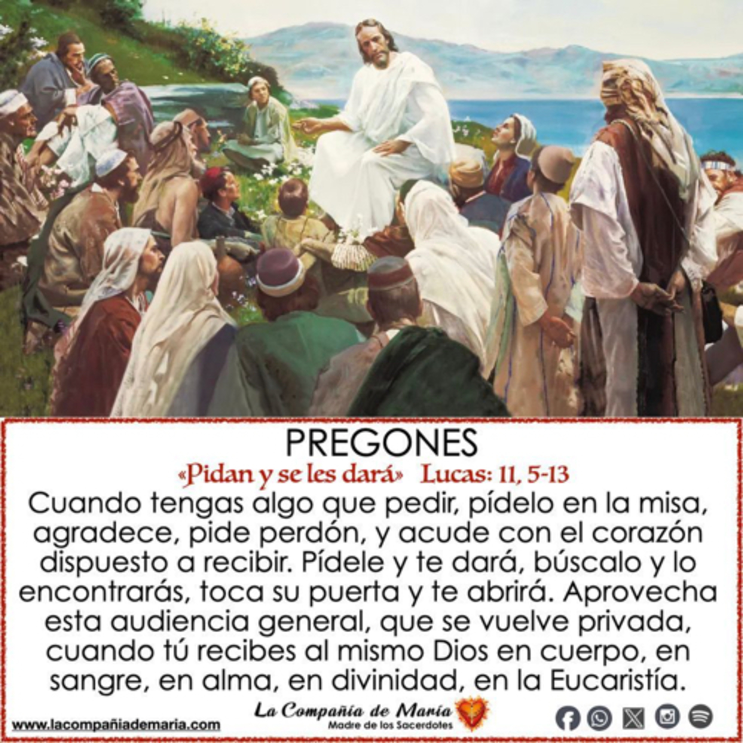 Portada de La Compañía de María, Madre de los Sacerdotes
