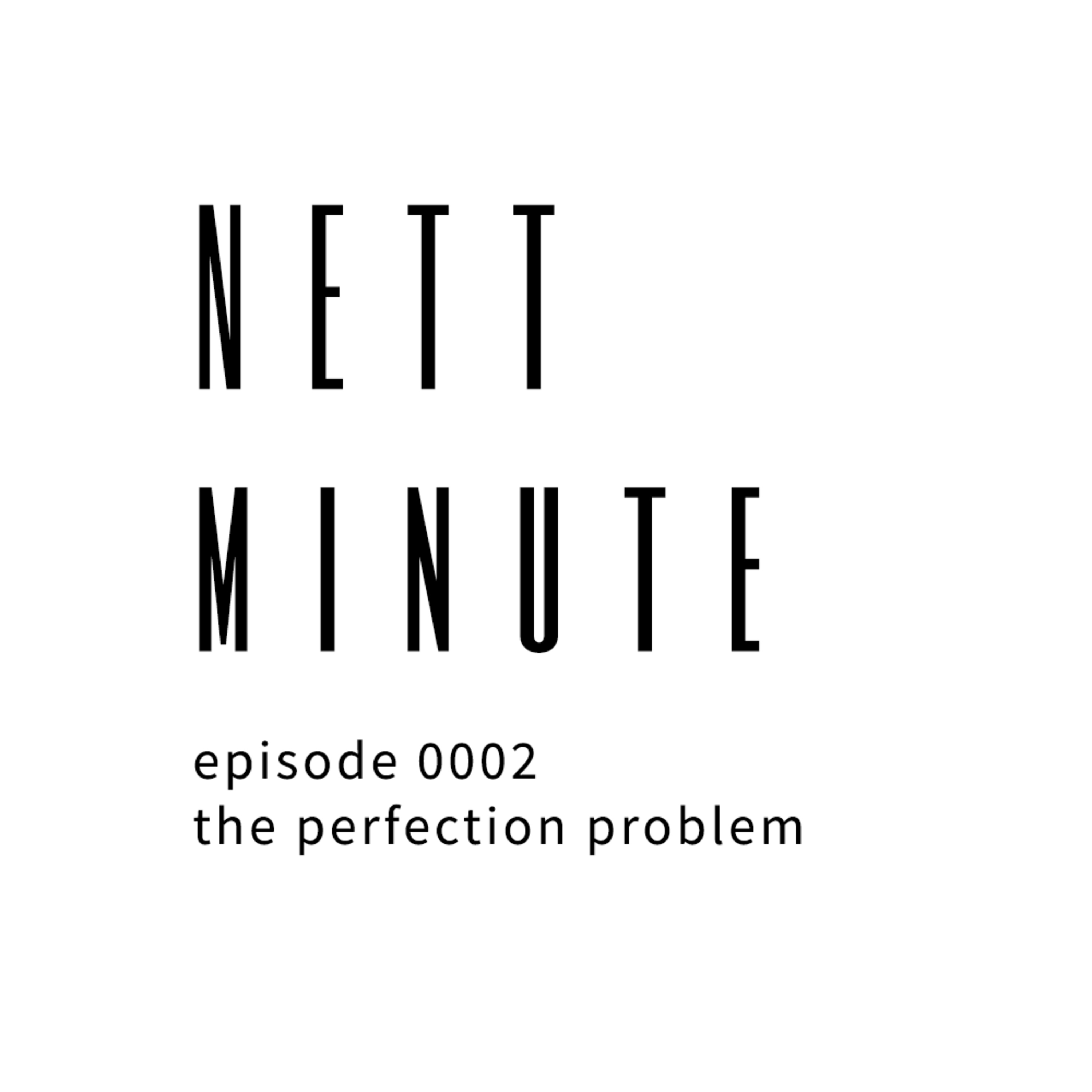Episode 2 - The Perfection Problem
